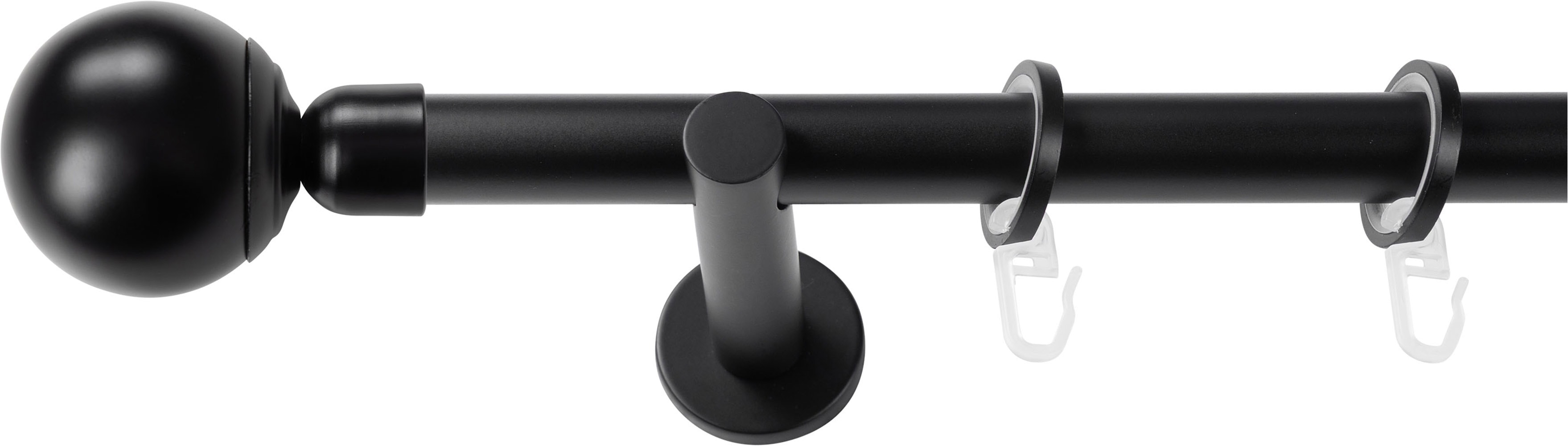 SN DECO GROUP Gardinenstange Ø 19 mm 1 läufig-läufig Fixmaß;kürzbar