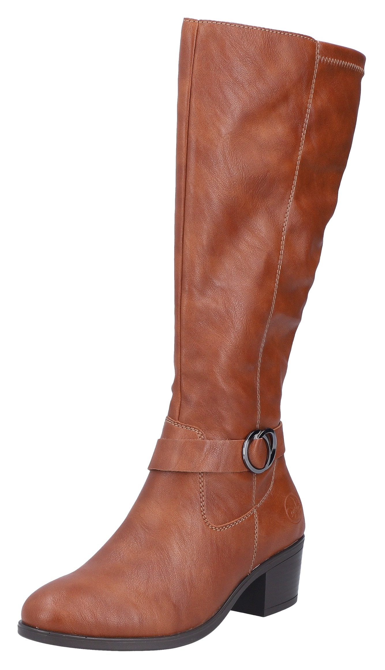 Rieker Stiefel, Langschaftstiefel, Reißverschluss, mit bequemem Blockabsatz günstig online kaufen