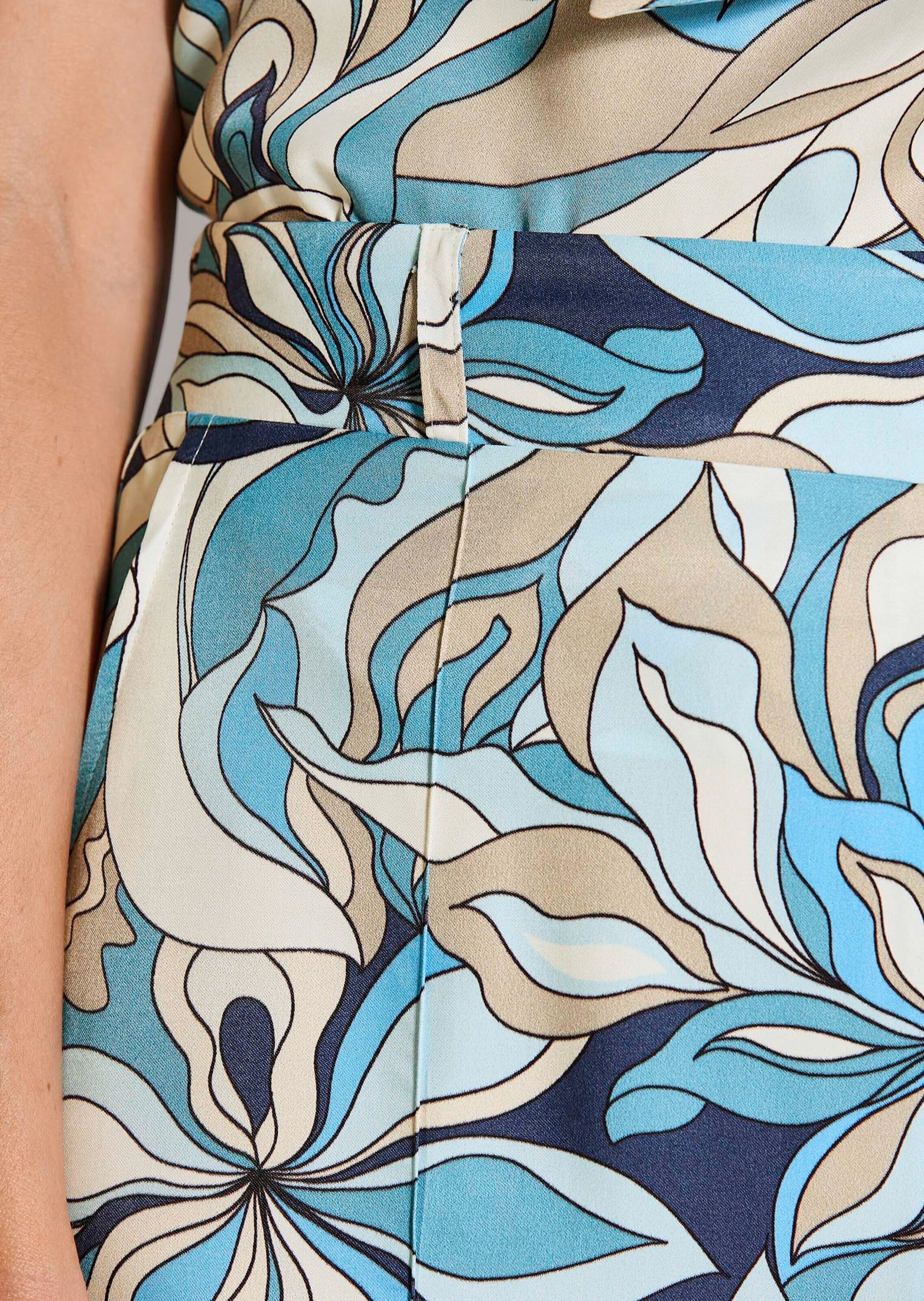 MADELEINE Chinos »Druckhose Viskosehose mit floralem Muster«