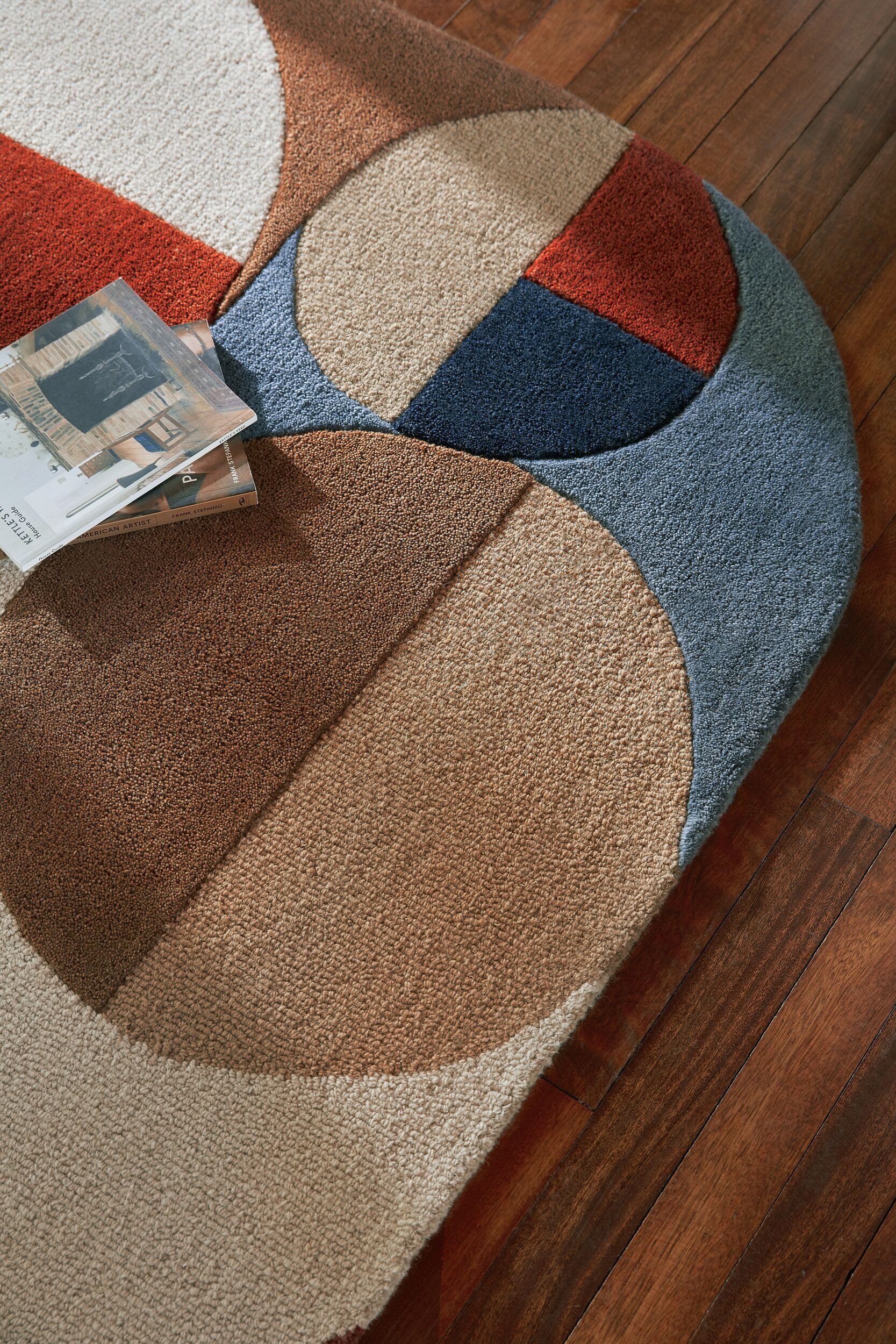 FLAIR RUGS Wollteppich »Mia Arch«, rechteckig, 12 mm Höhe, mit gebogener Kantenform