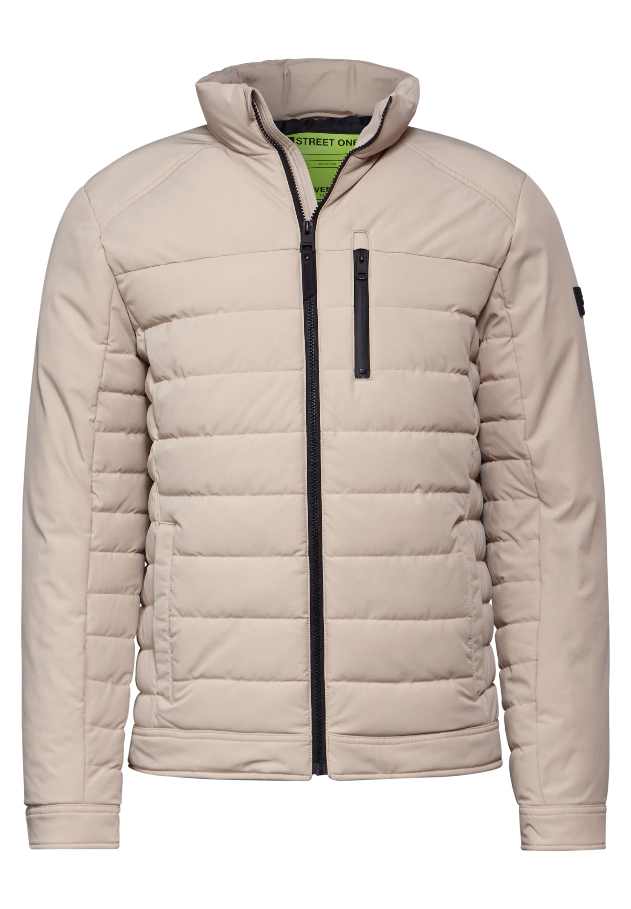 STREET ONE MEN Steppjacke, ohne Kapuze, mit Stehkragen