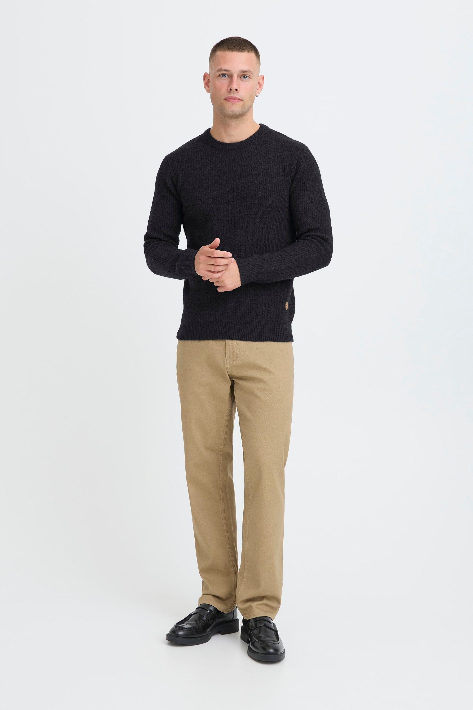 Indicode Strickfleece-Pullover »Strickpullover IDBratram«