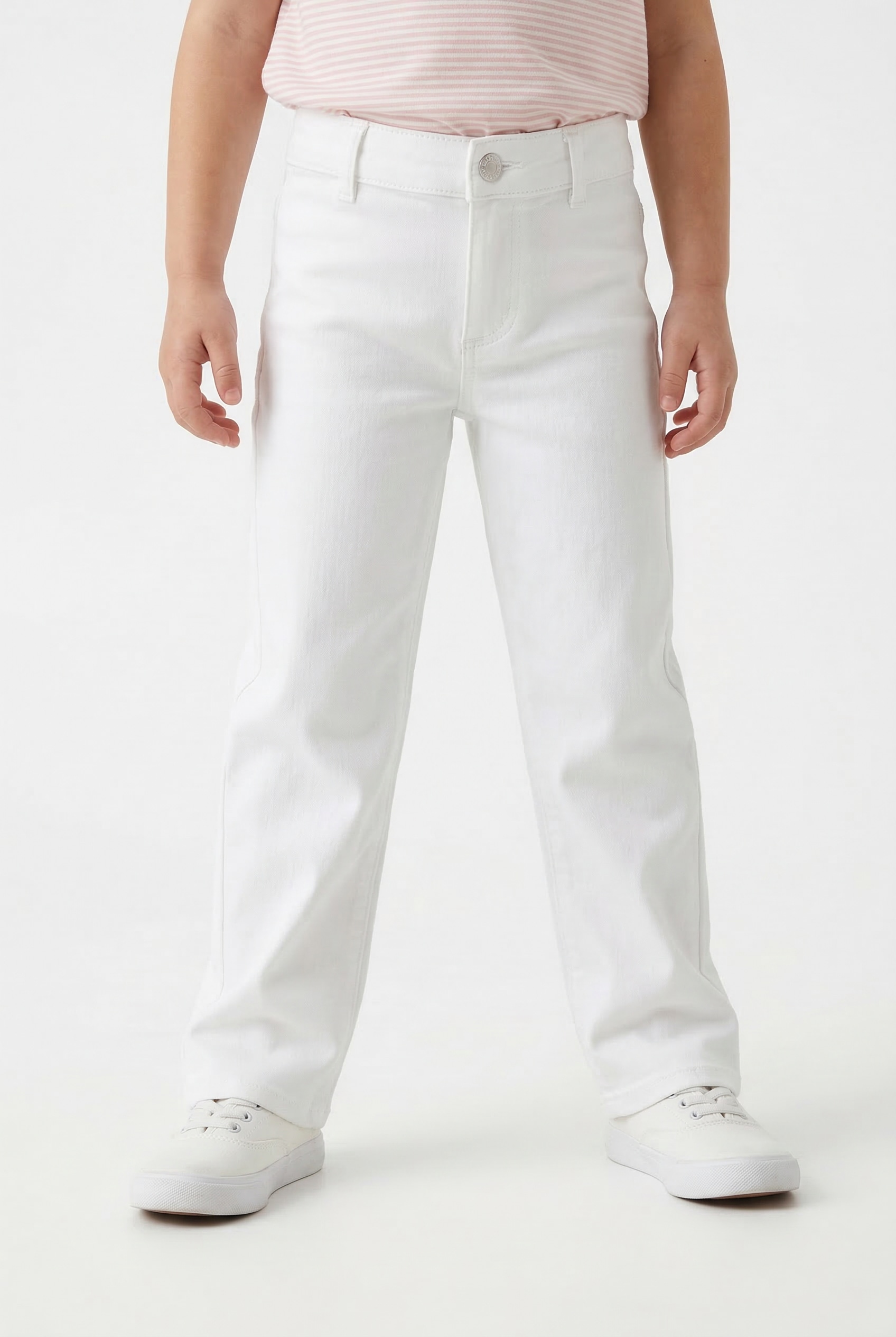 KIDS ONLY Weite Jeans "KOGSYLVIE CLEAN WIDE LEG WHITE PIM NOOS"