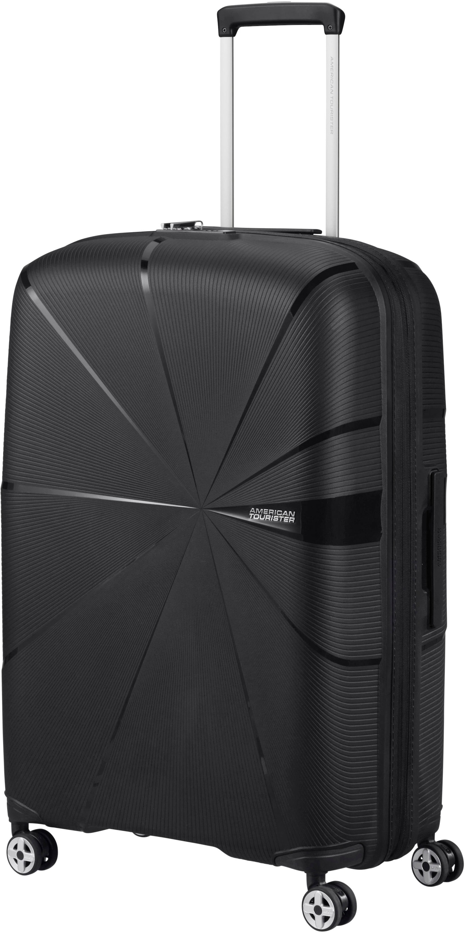 American Tourister® Hartschalen-Trolley »Starvibe, black, 77 cm«, 4 Rollen, Reisekoffer Aufgabegepäck Reisegepäck mit Volumenerweiterung