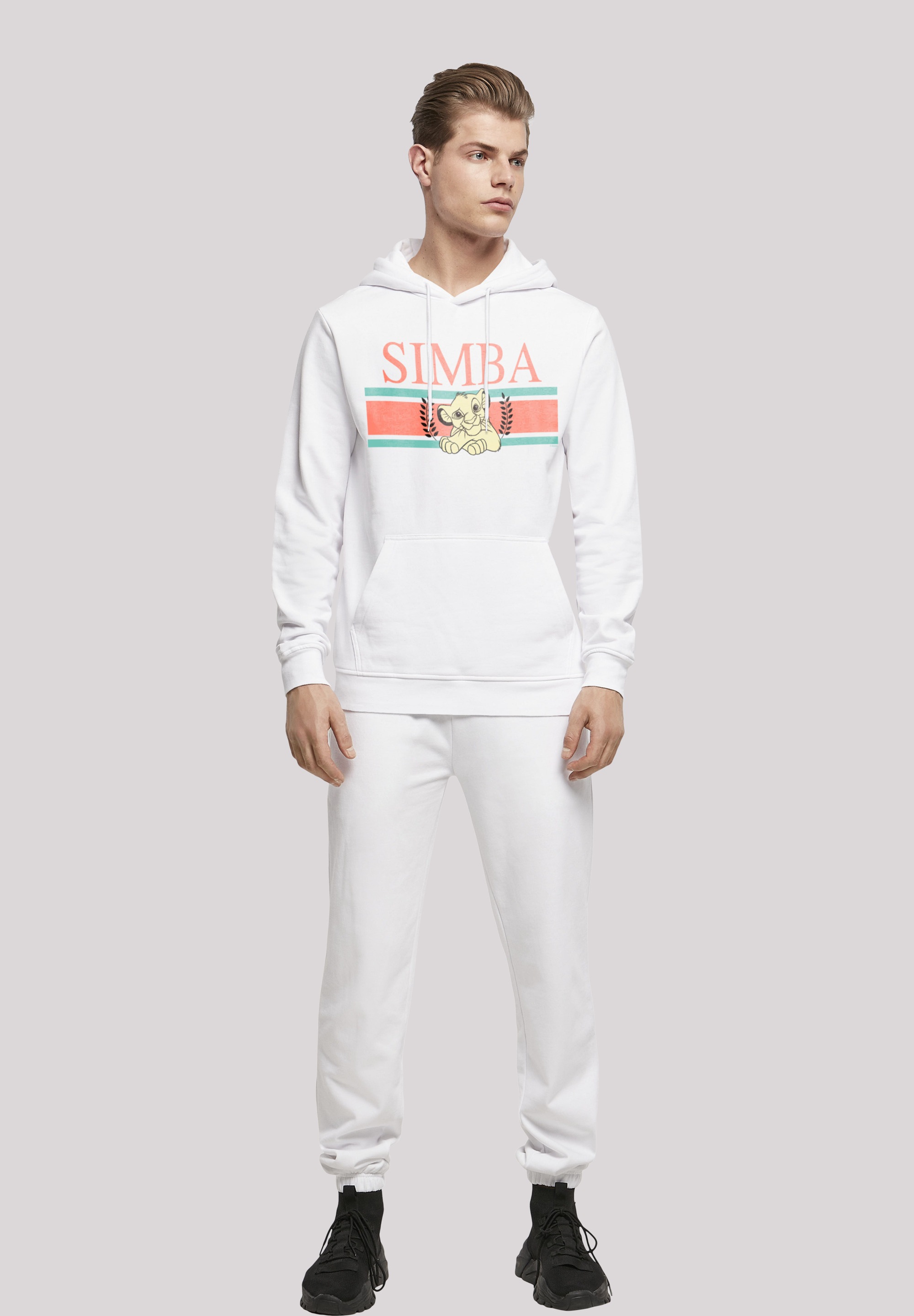 F4NT4STIC Kapuzenpullover »Disney König der Löwen Simba Stripes«, Print