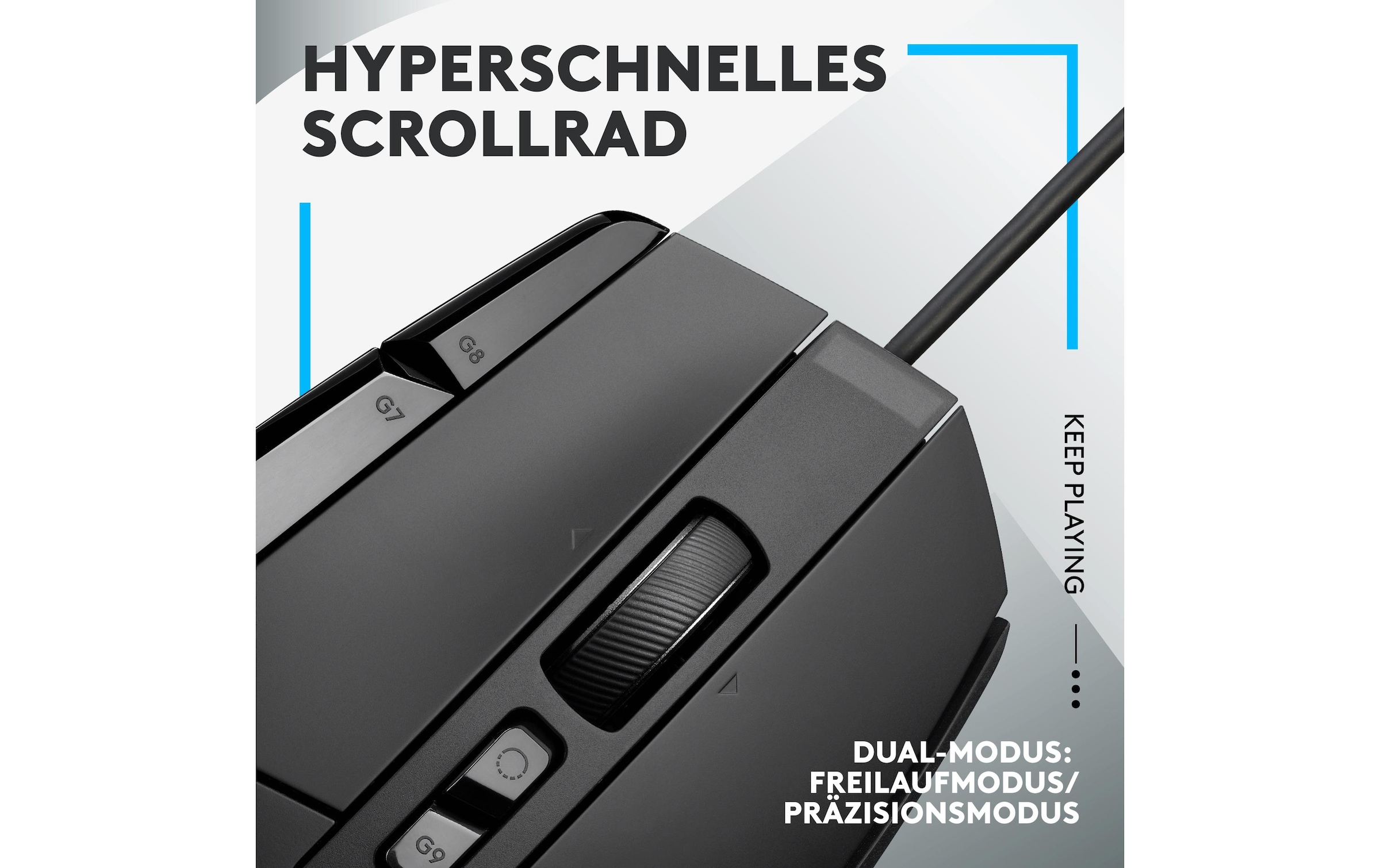 Logitech Gaming-Maus »G502 X Schwarz« kabelgebunden