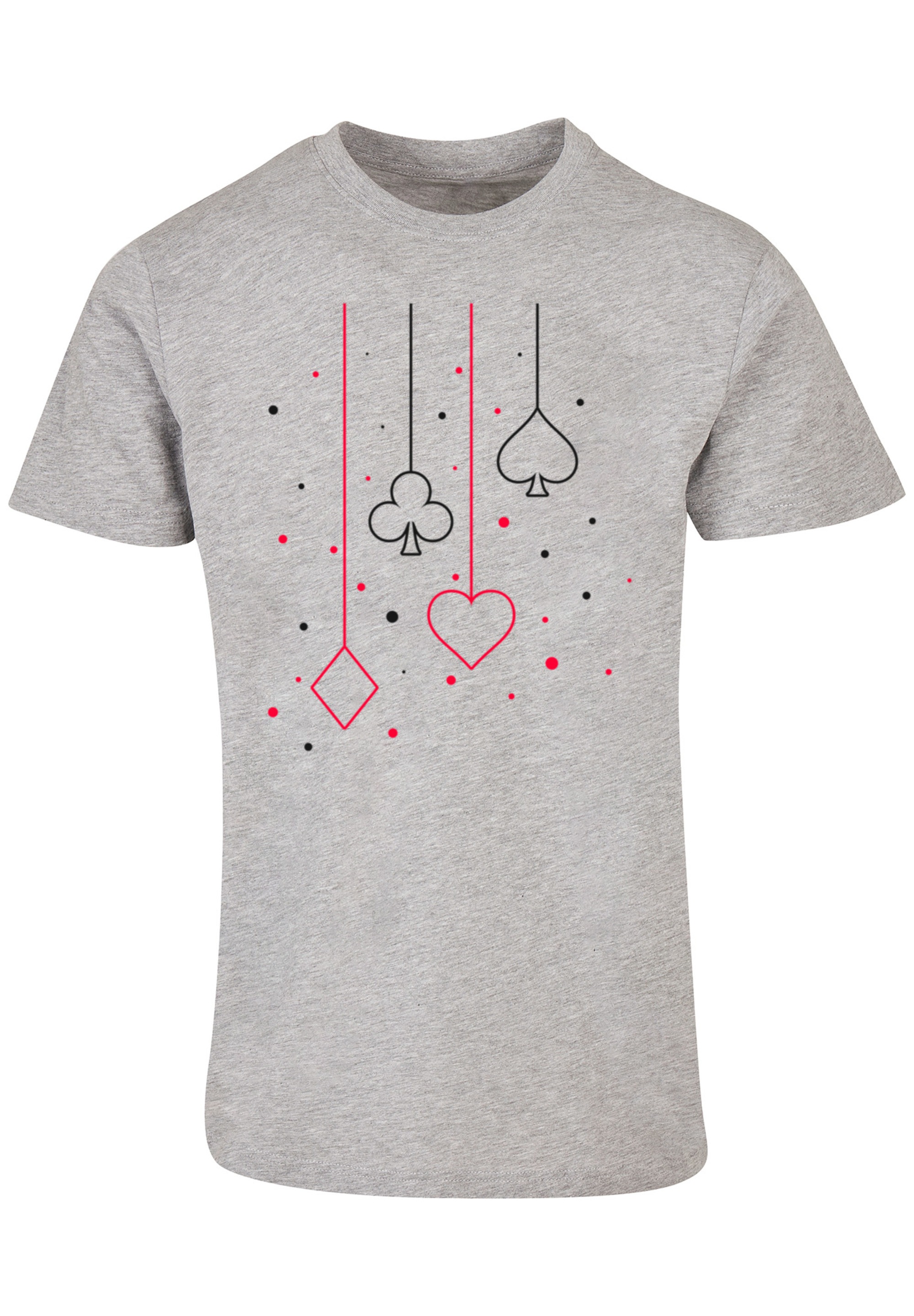 F4NT4STIC T-Shirt »Herz Karo Kreuz Pik«, Print