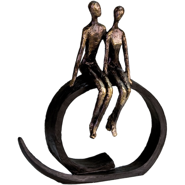 Casablanca by Gilde Dekofigur »Skulptur Close«, Dekoobjekt, Höhe 35 cm,  Pärchen, mit Spruchanhänger, Wohnzimmer bestellen | BAUR