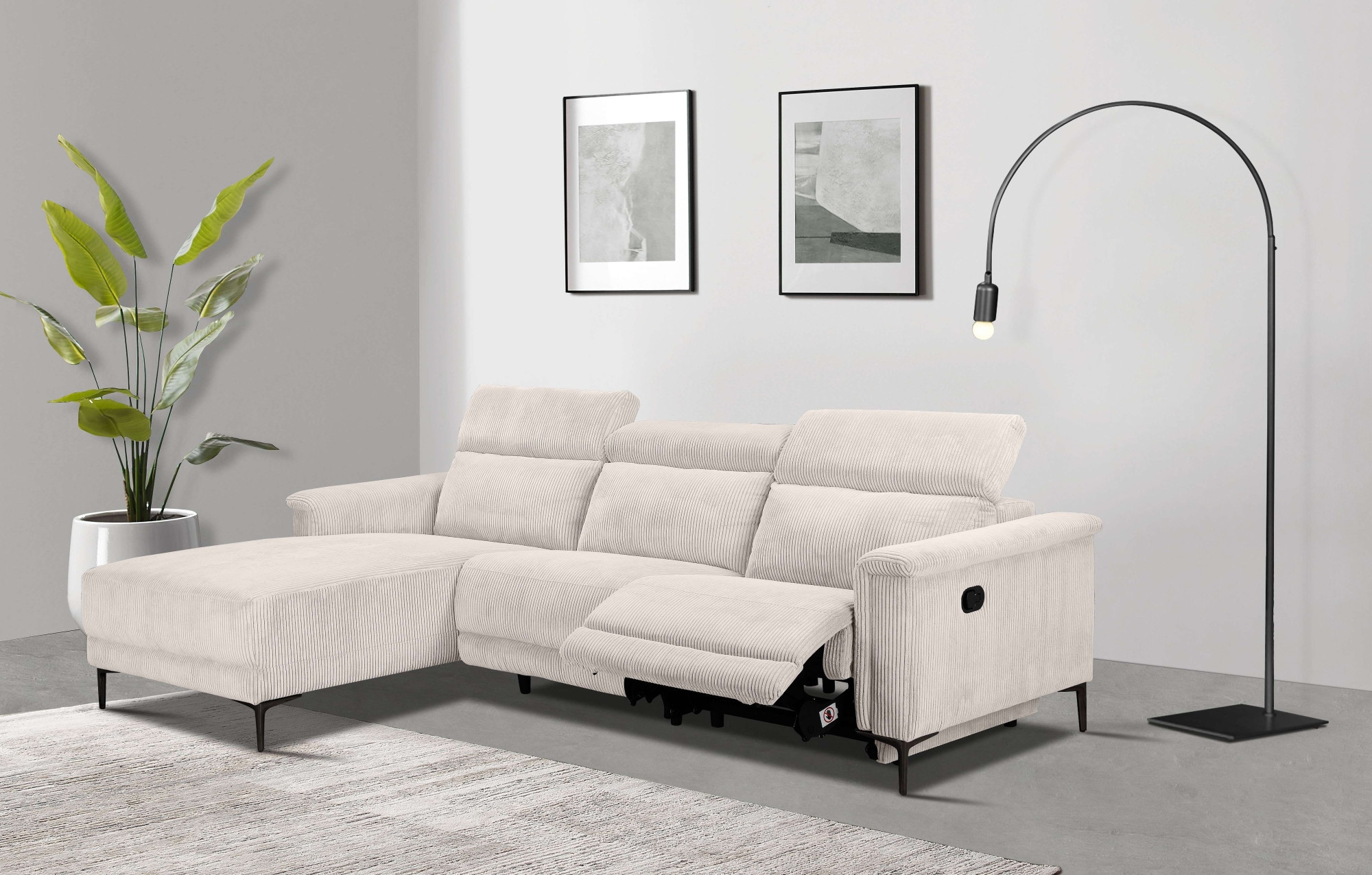  Places of Style Ecksofa »Lund in Cord ...