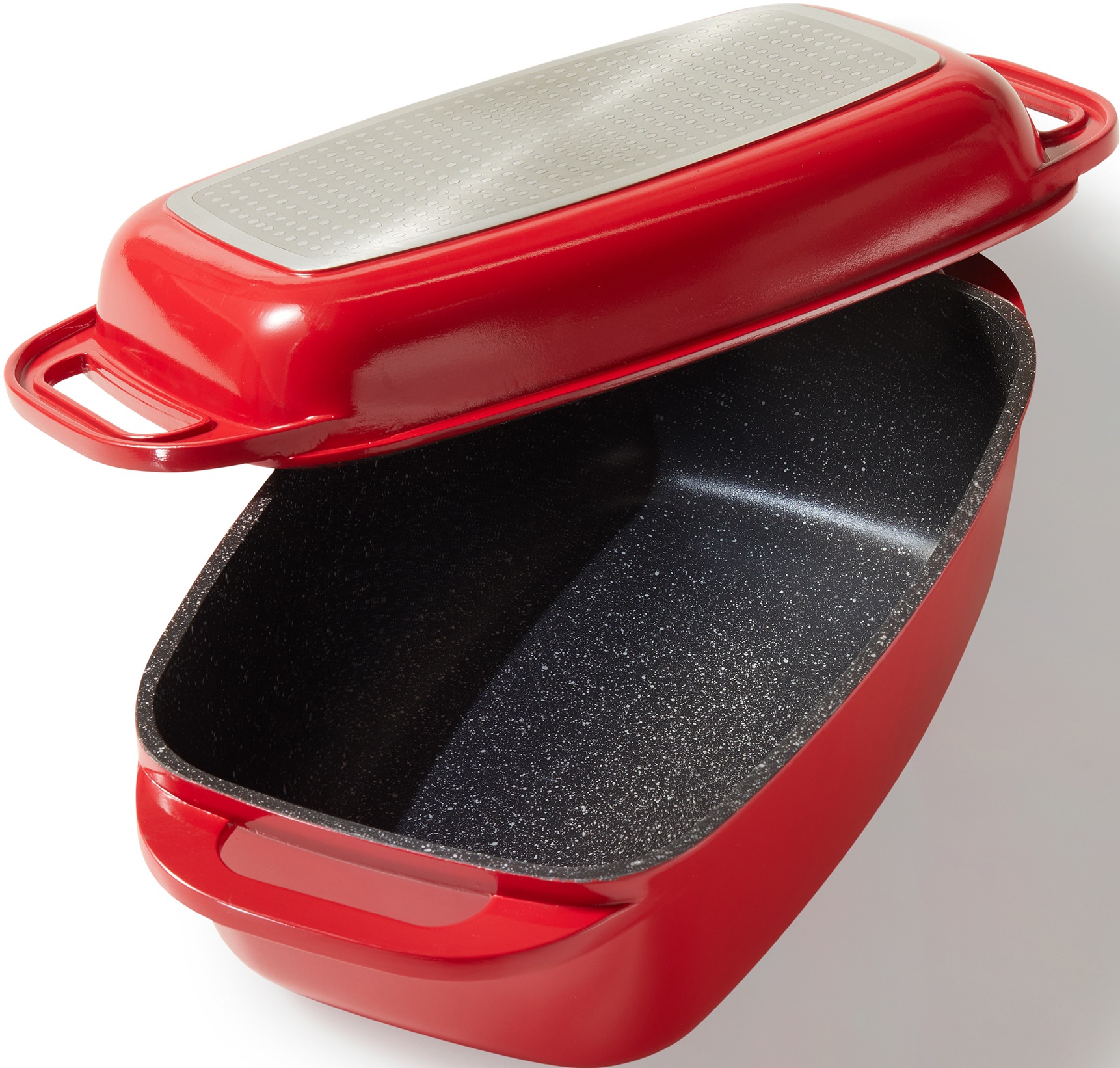 Stoneline Rot Bräter Set 1 Stk. Tlg. Aluminiumguss von Baur