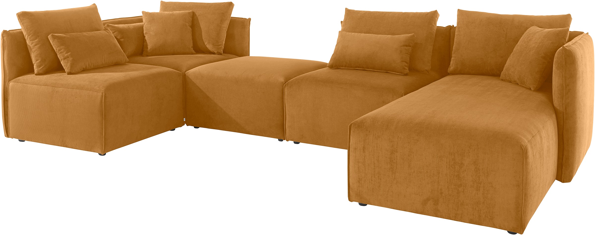 OTTO home Wohnlandschaft "Nöre U-Form" 5 Teile, in vielen Bezugsqualitäten günstig online kaufen