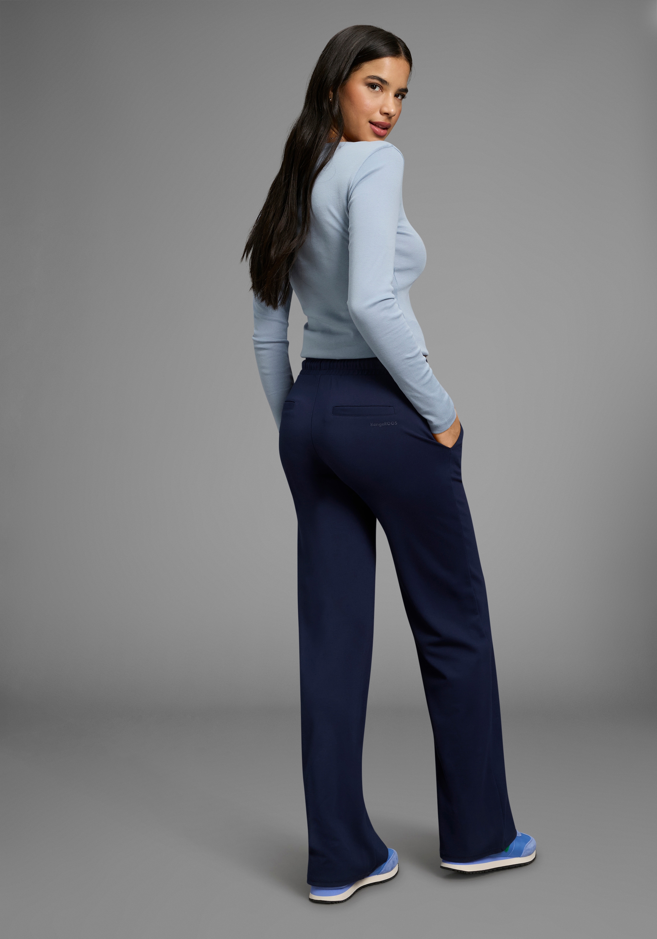 KangaROOS Palazzohose, im Loose Fit mit Kordelzug