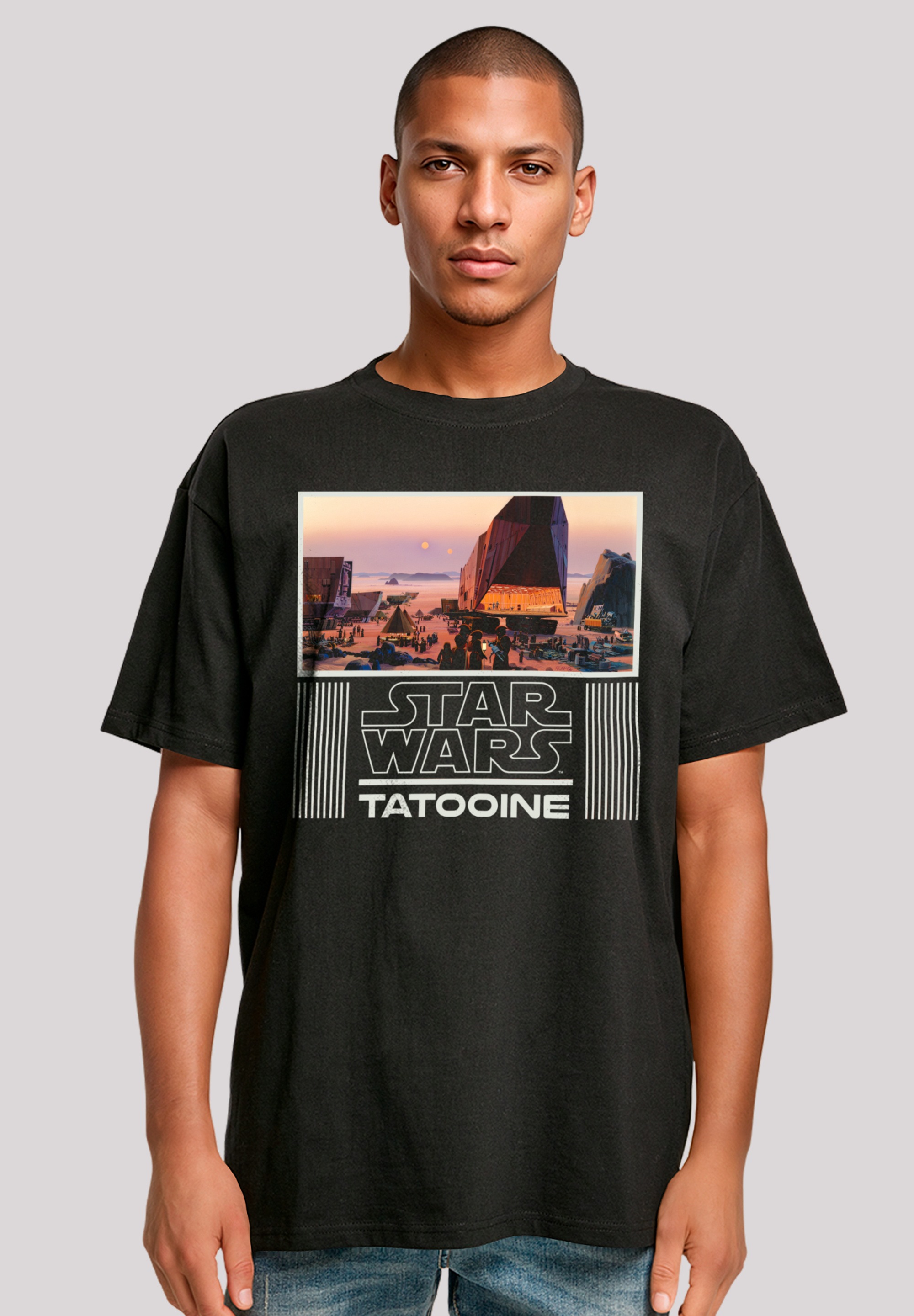 F4NT4STIC T-Shirt "Star Wars Tatooine Panorma", Premium Qualität, Star Wars günstig online kaufen