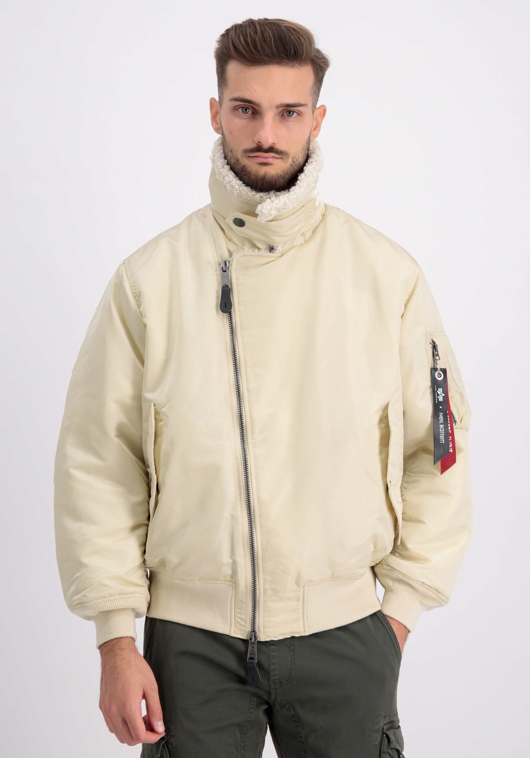 Thumbnail - Alpha Industries Bomberjacke "NB MA-1 B-3 Biker Jacket"