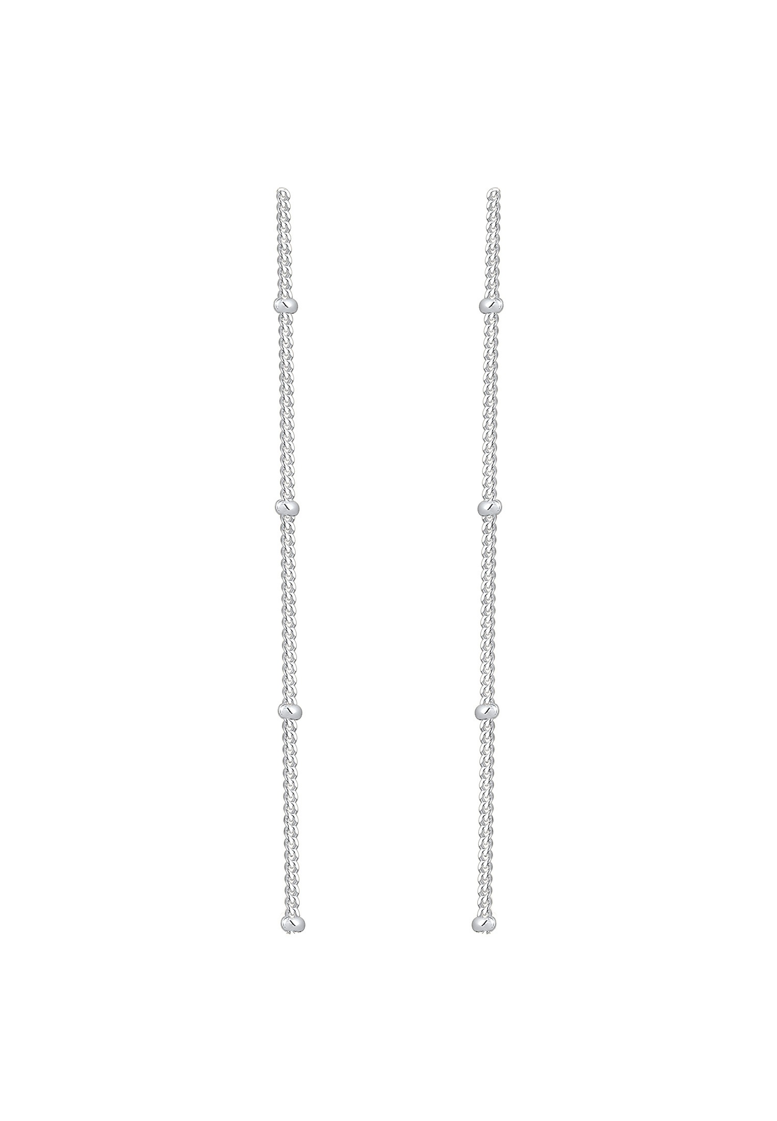 Elli Paar Ohrhänger »Hänger Durchzieher Kugel Minimal Basic 925 Silber«