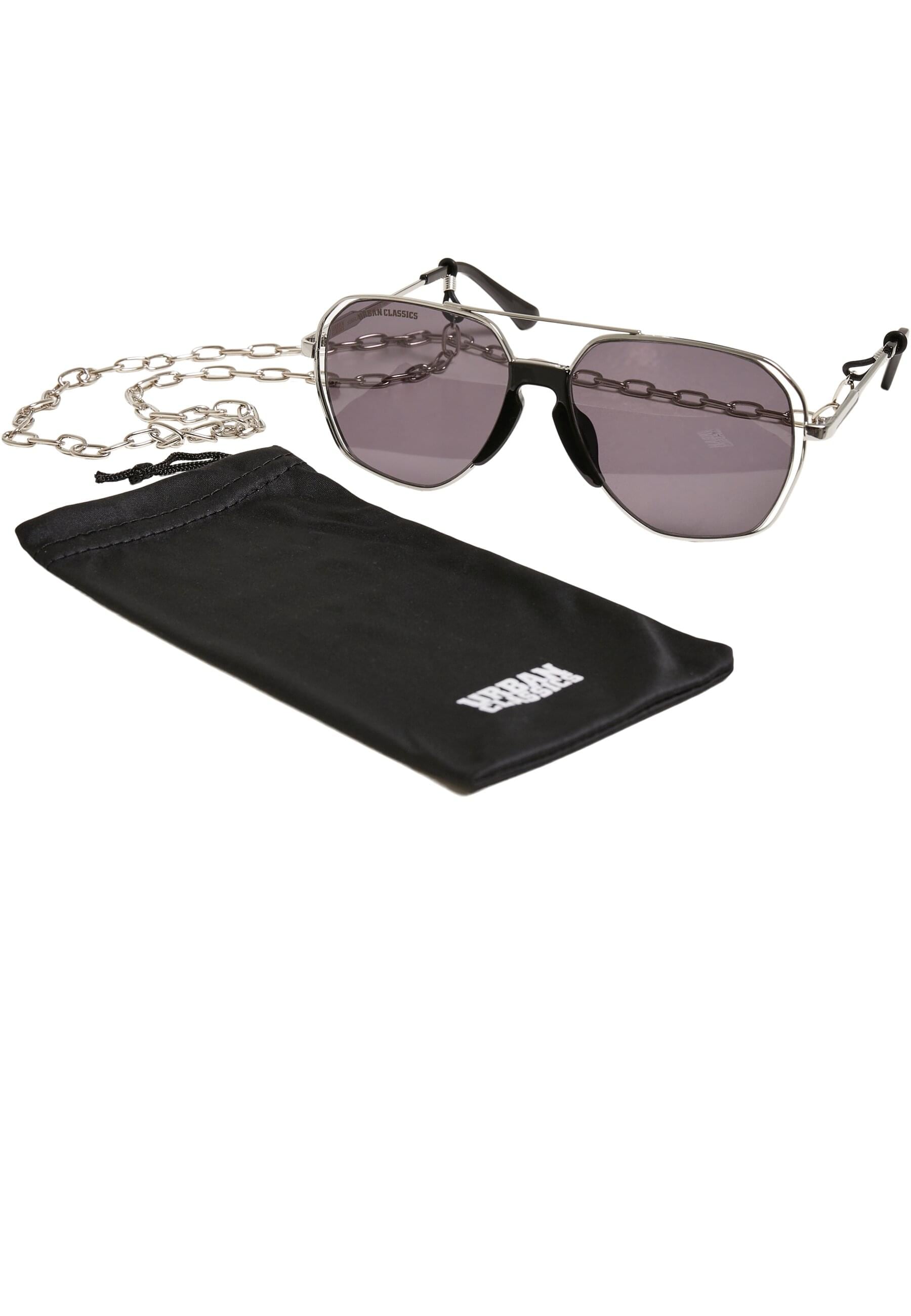 URBAN CLASSICS Sonnenbrille "Urban Classics Unisex Sunglasses Karphatos with Chain"