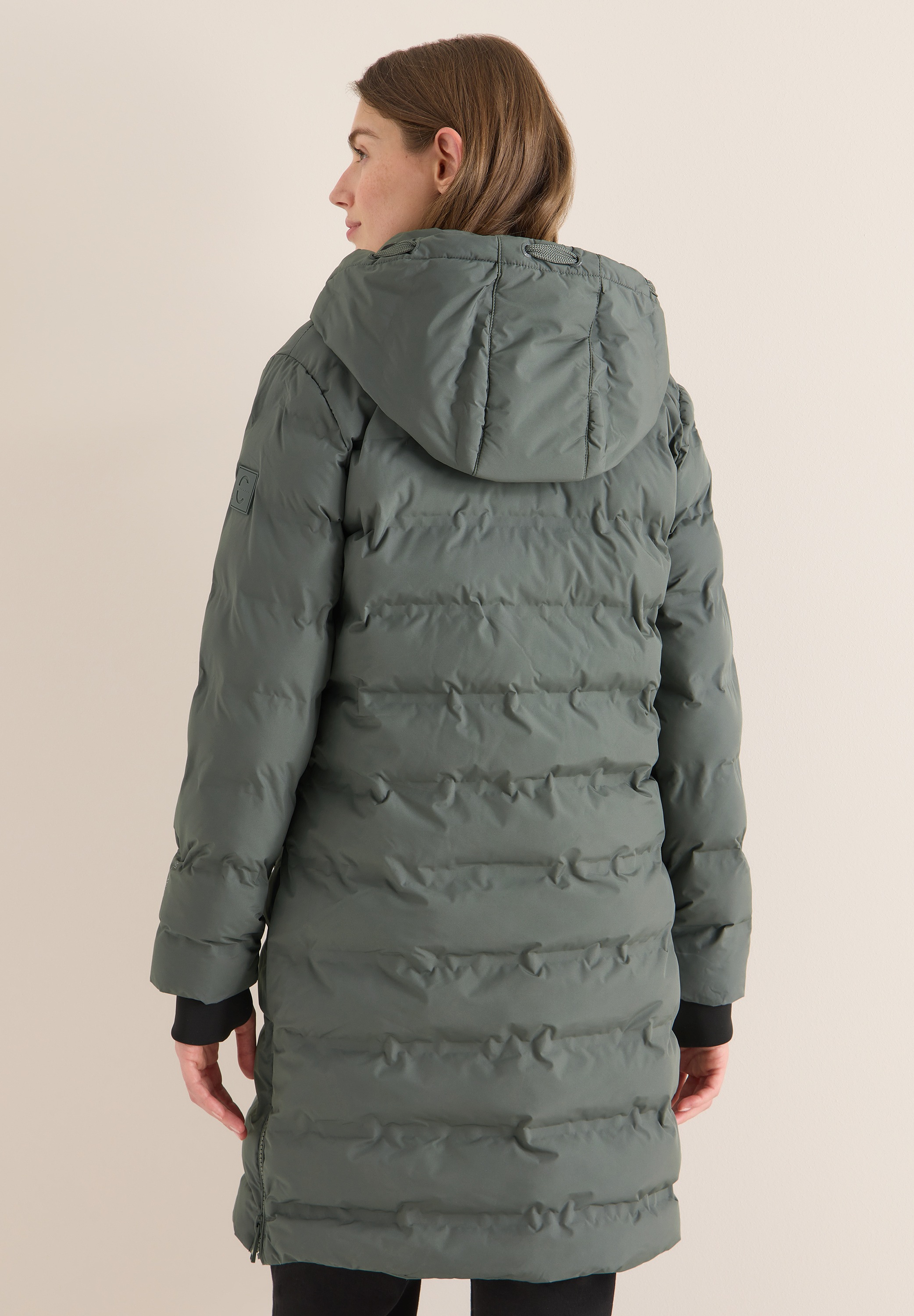 Cecil Steppmantel mit Kapuze mit Tunnelzugband günstig online kaufen