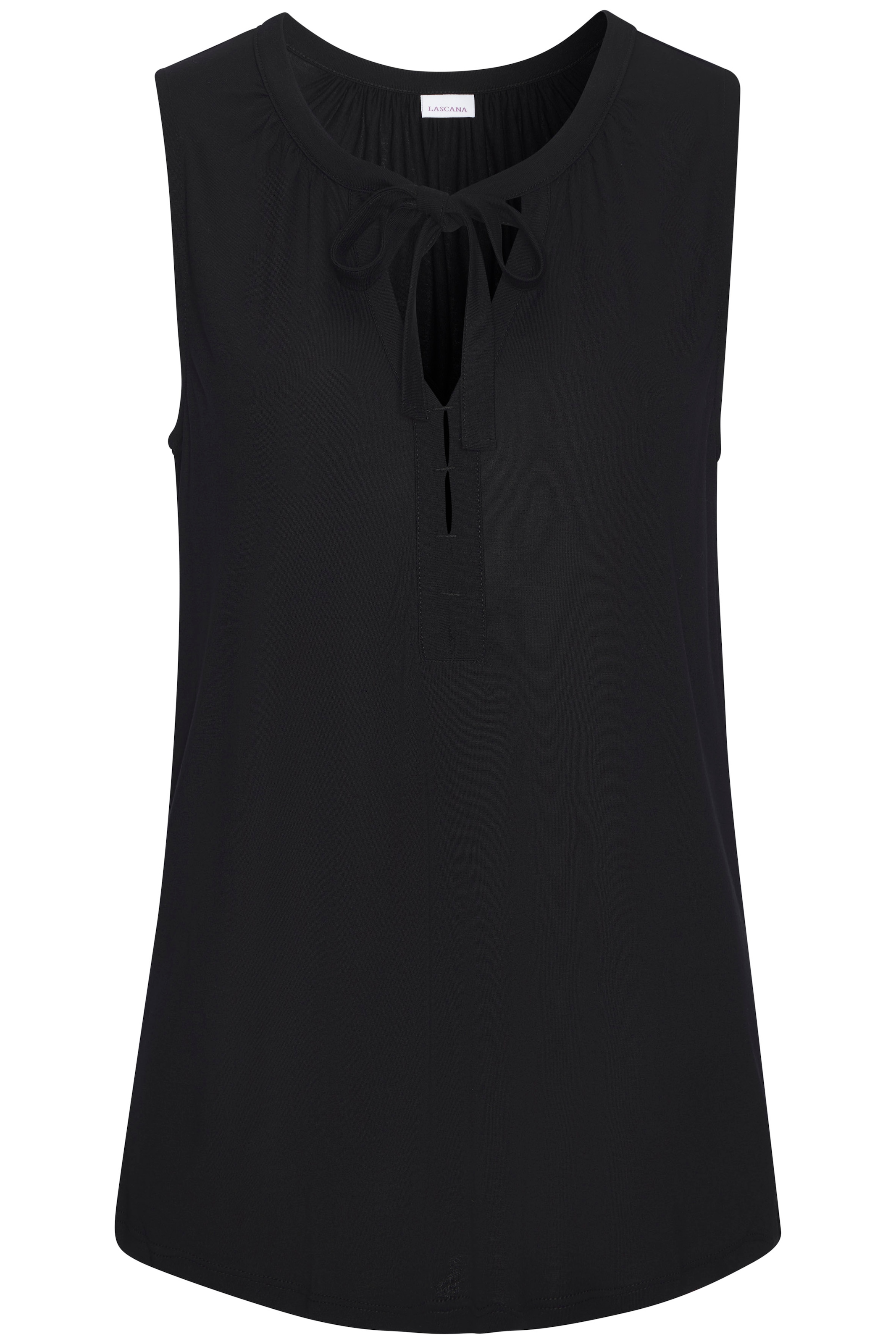 LASCANA Tanktop, mit Bändern am Ausschnitt, elegantes Blusentop