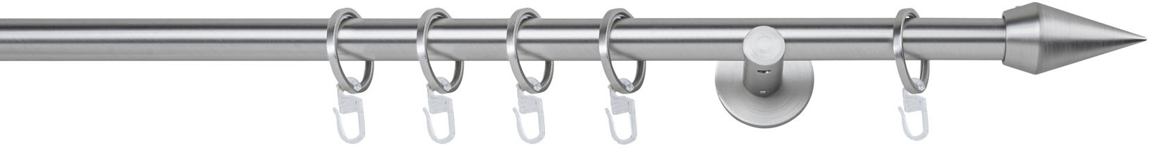 mydeco Gardinenstange »20mm Point Wandträger 6,5 cm«, 1 läufig-läufig, Fixmaß