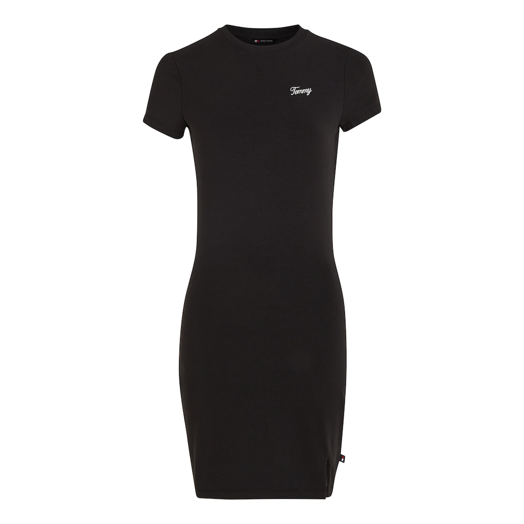 Tommy Jeans Curve Jerseykleid »TJW SCRIPT SS BODYCON DRESS EXT«, Große Größen