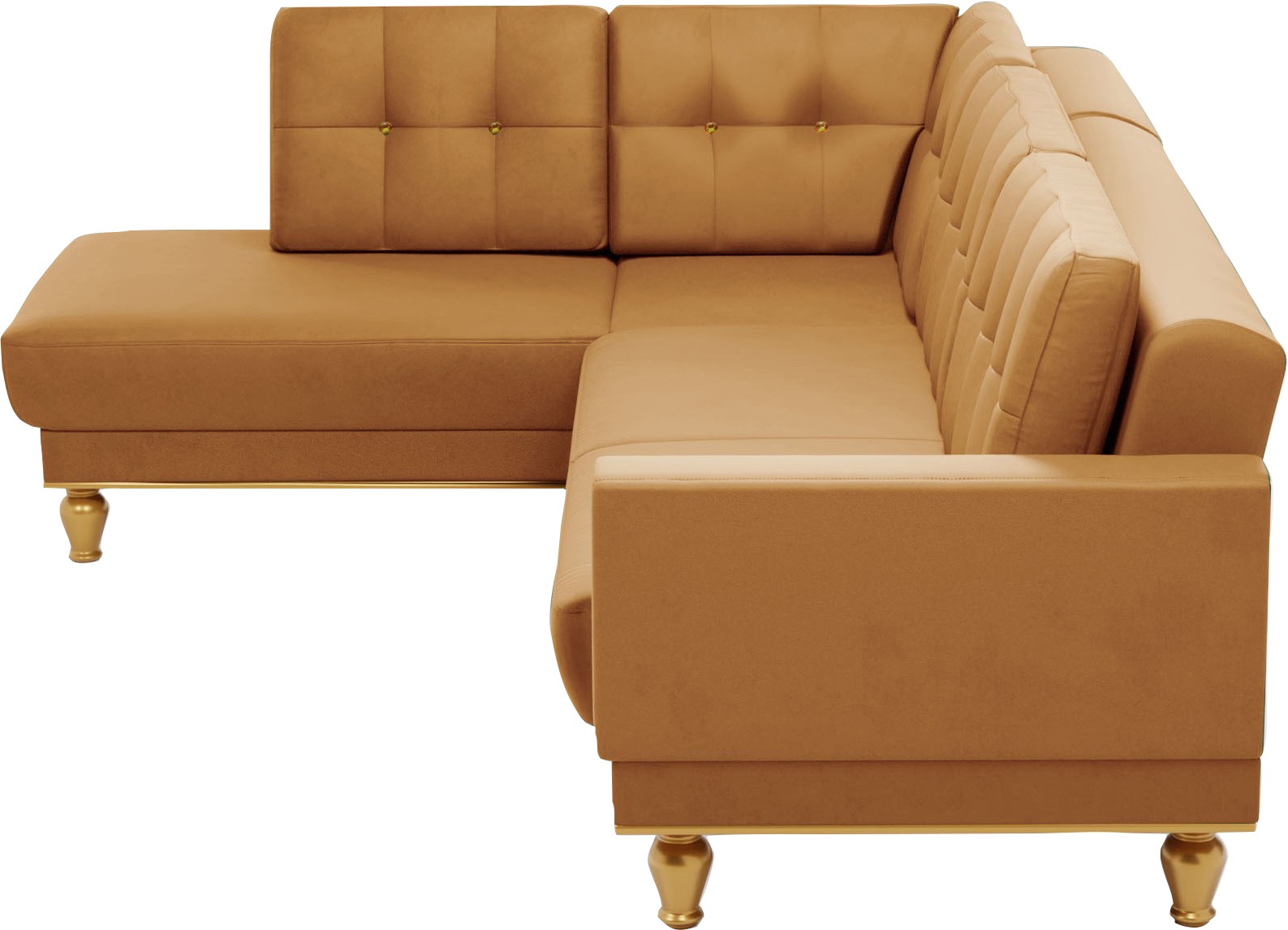 Thumbnail - sit&more Ecksofa "Orient 5 L-Form", mit Strass-Stein, wahlweise mit Bettfunktion und Bettkasten