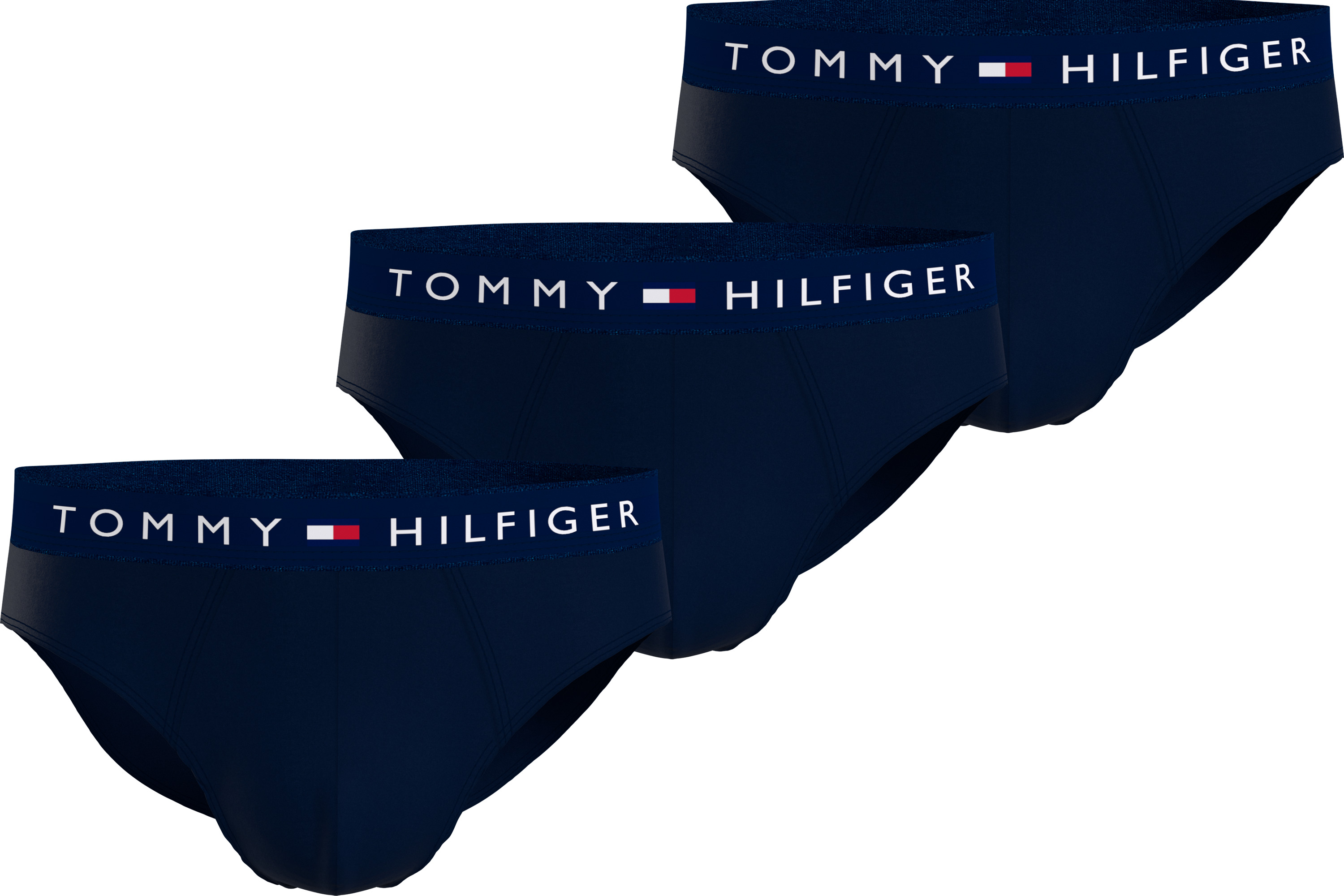 Tommy Hilfiger Underwear Slip "TH-3P BRIEF" Packung, 3er, mit Tommy Hilfiger Logoschriftzug