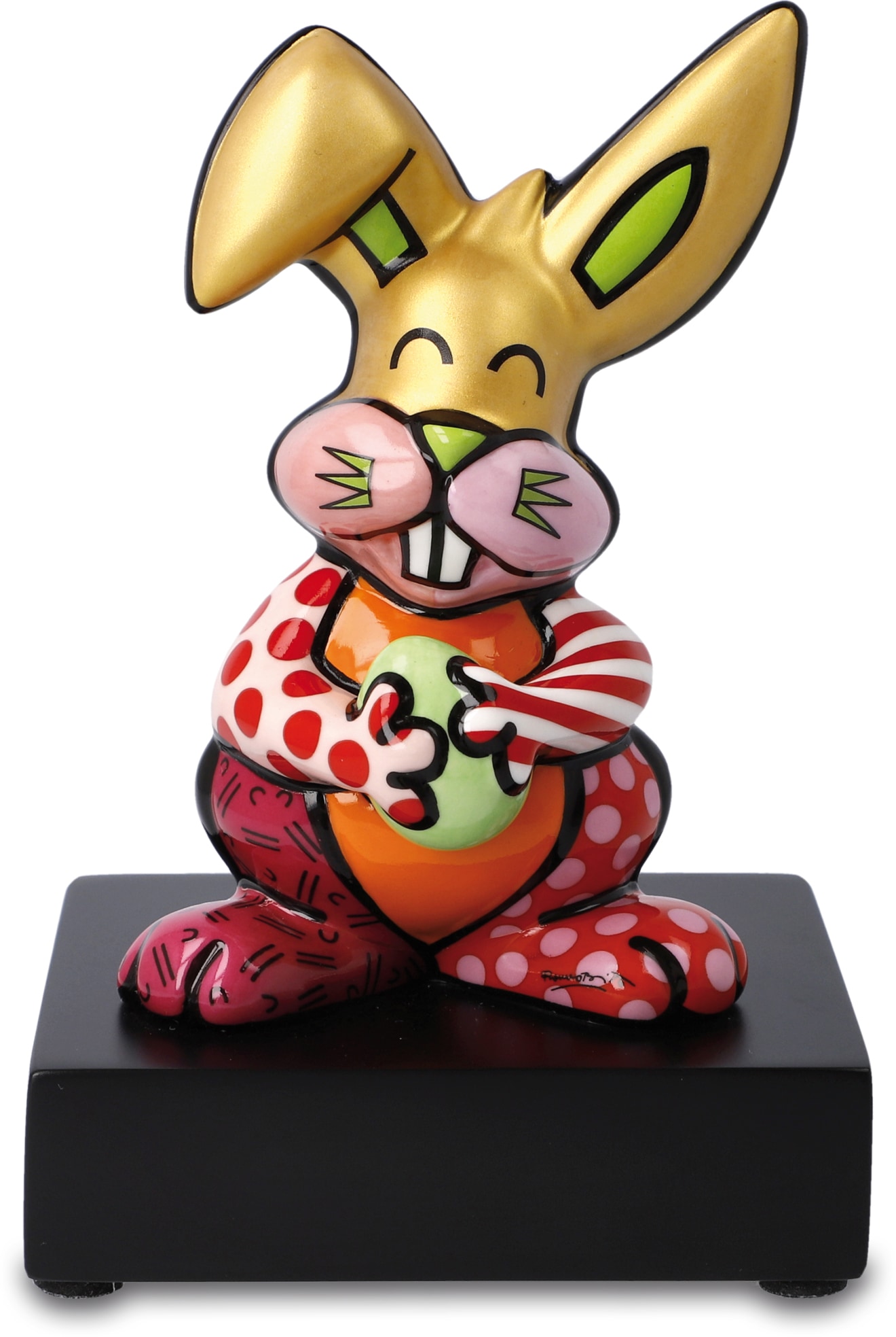 Goebel Sammelfigur "Figur Romero Britto - "Orange Rabbit""