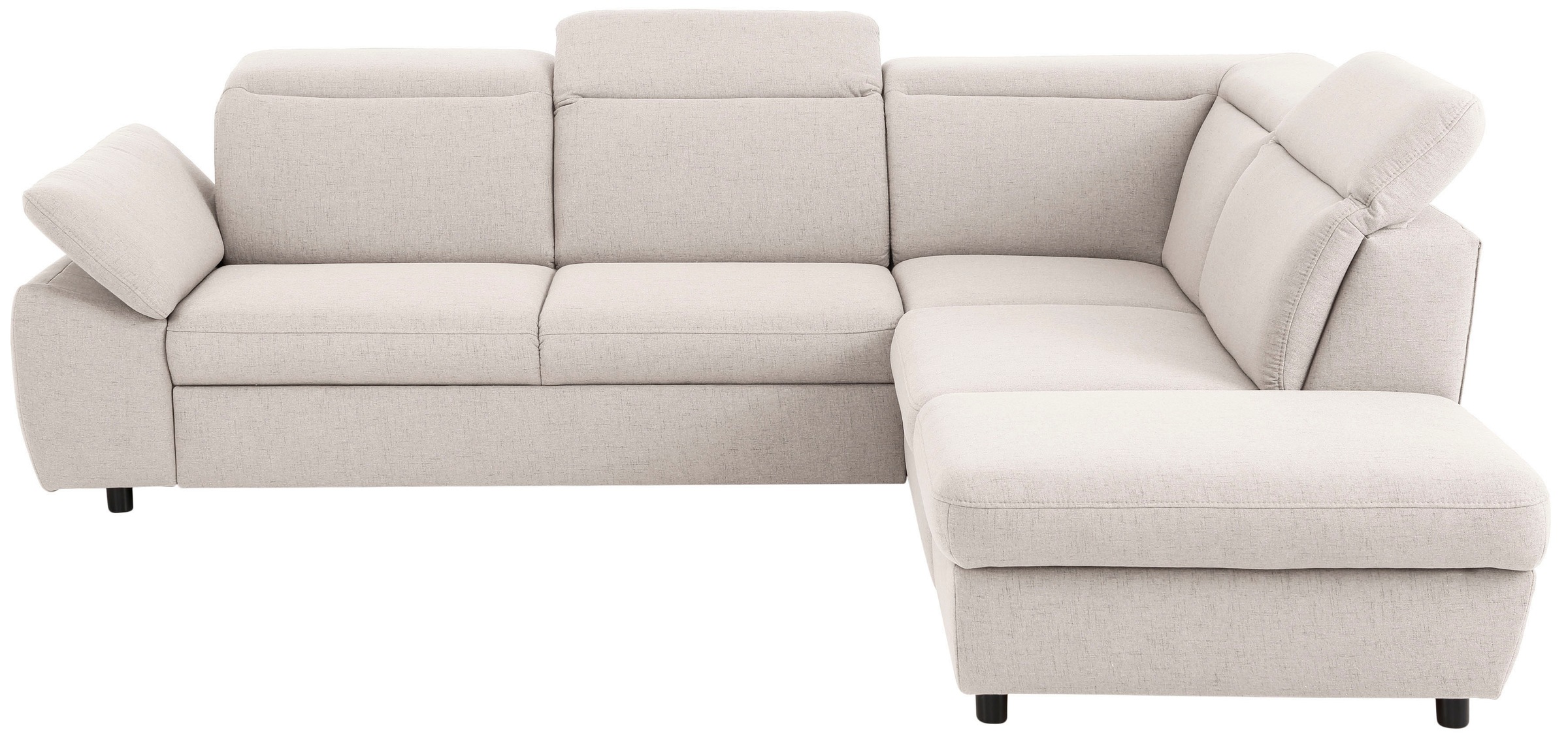 Home affaire Ecksofa »Mauritius L-Form«, mit Ottomane, mit Kopfteil- und Armlehnverstellung