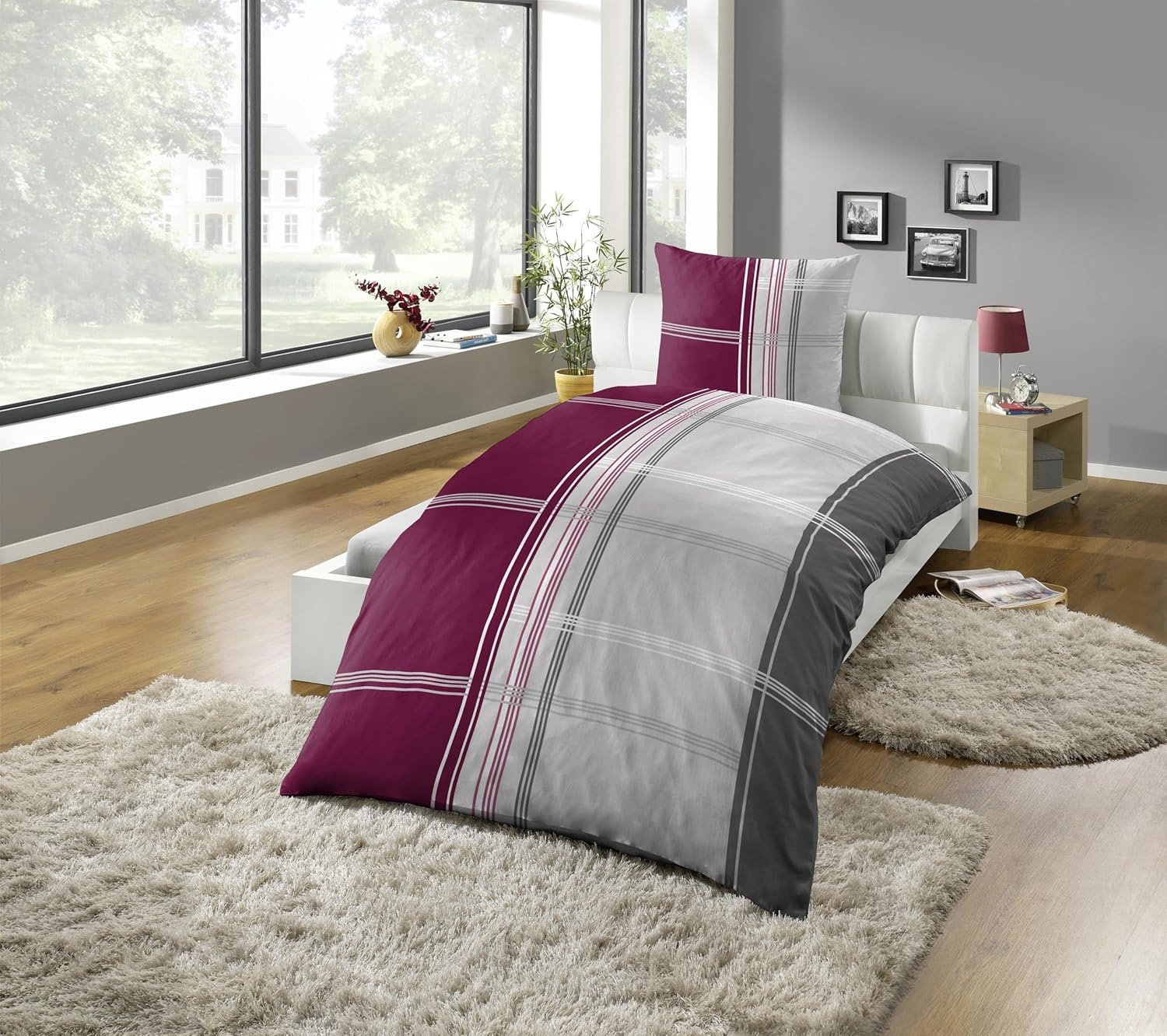 KiNZLER Bettwäsche "Mikrofaser Fleece" 2 tlg. besonders weich, verschiedene günstig online kaufen