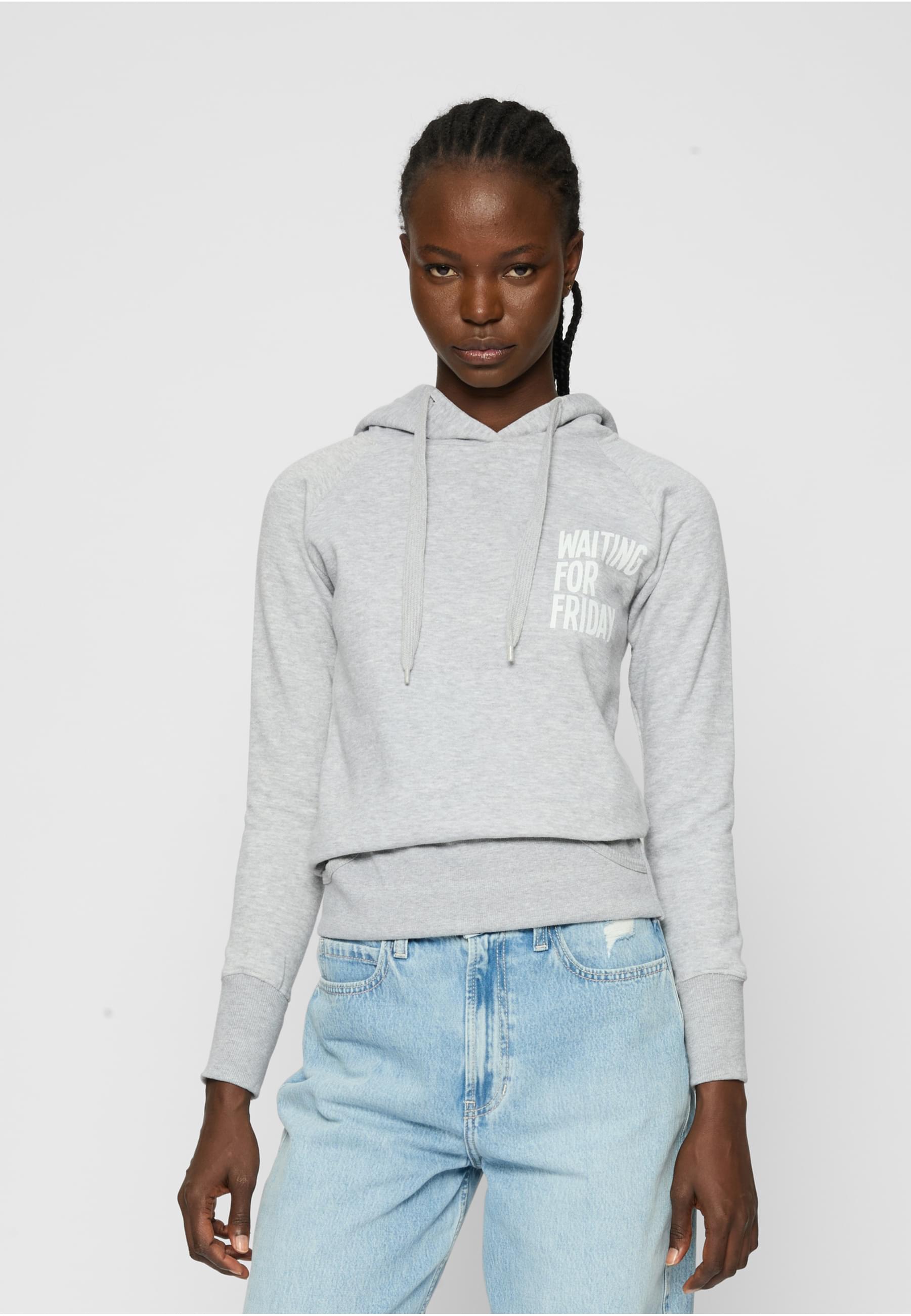 Thumbnail - MisterTee Kapuzenpullover "MisterTee Damen Ladies Waiting For Friday Hoody", (1 tlg.)
