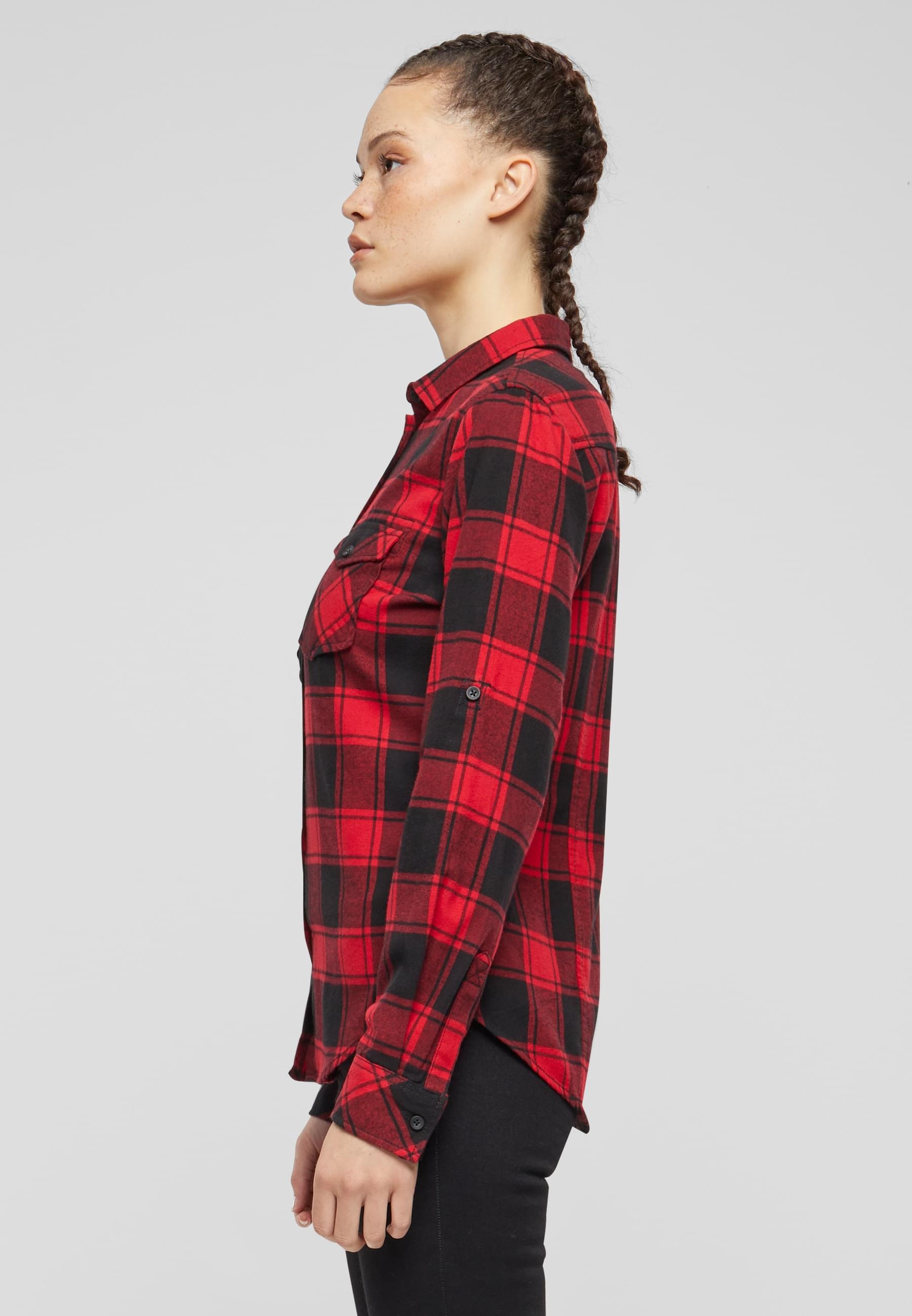 Brandit Langarmhemd »Brandit Damen Amy Flanell Shirt GIRLS«, (1 tlg.)