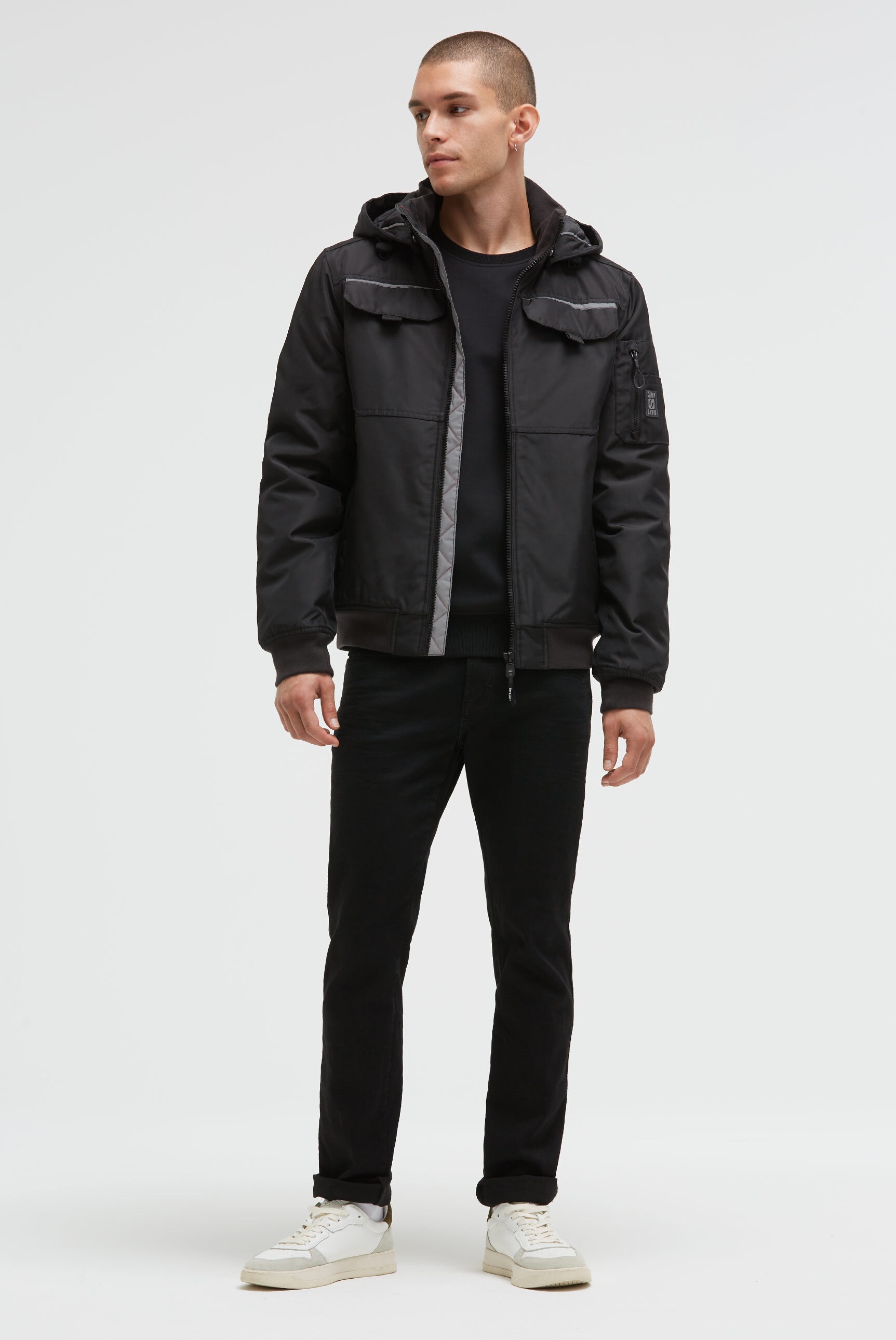 CAMP DAVID Outdoorjacke, mit Kapuze, mit abtrennbarer Kapuze
