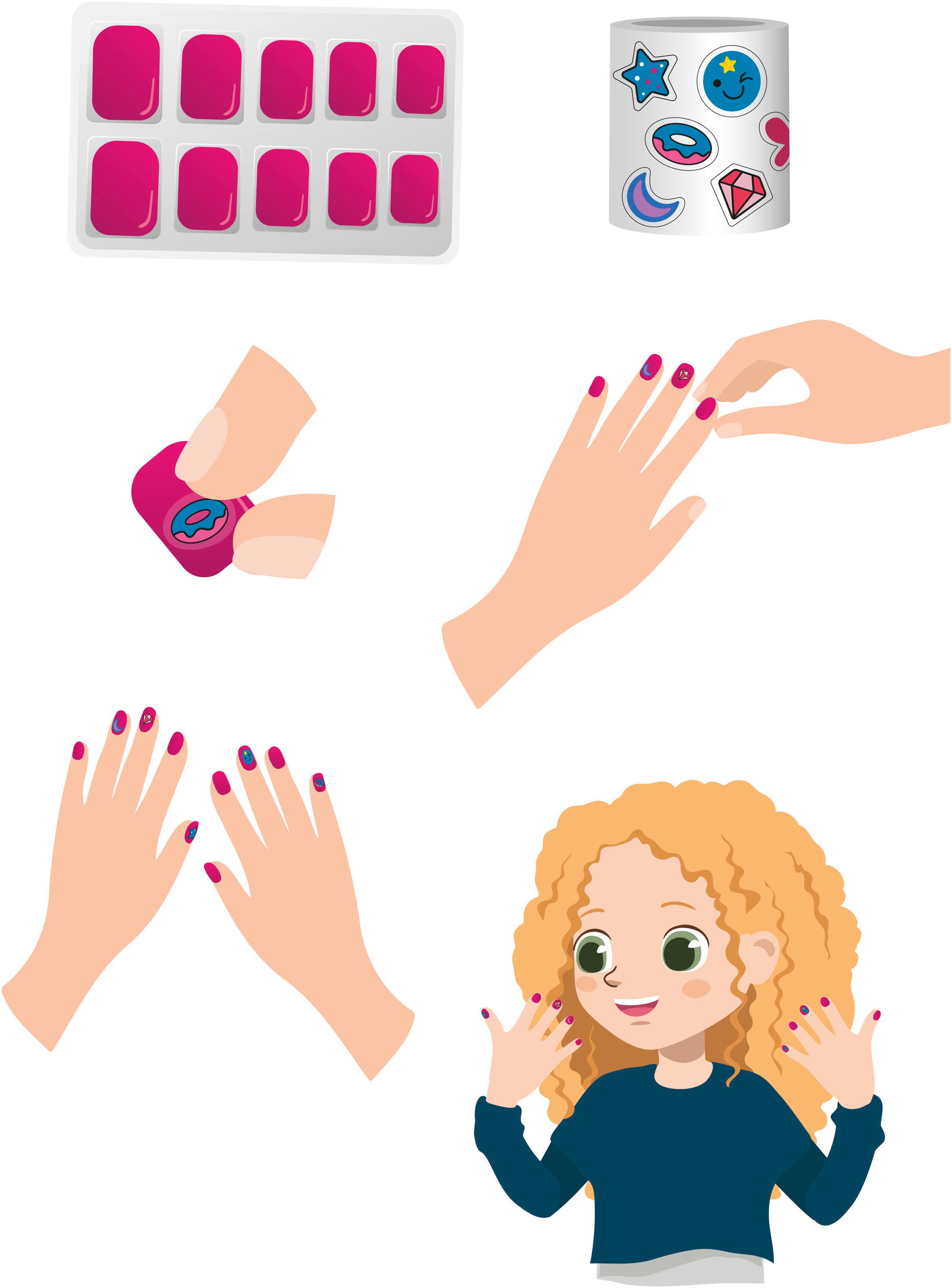 Clementoni® Experimentierkasten »Galileo Lab, Mein Nagelpflege-Set«, Made in Europe