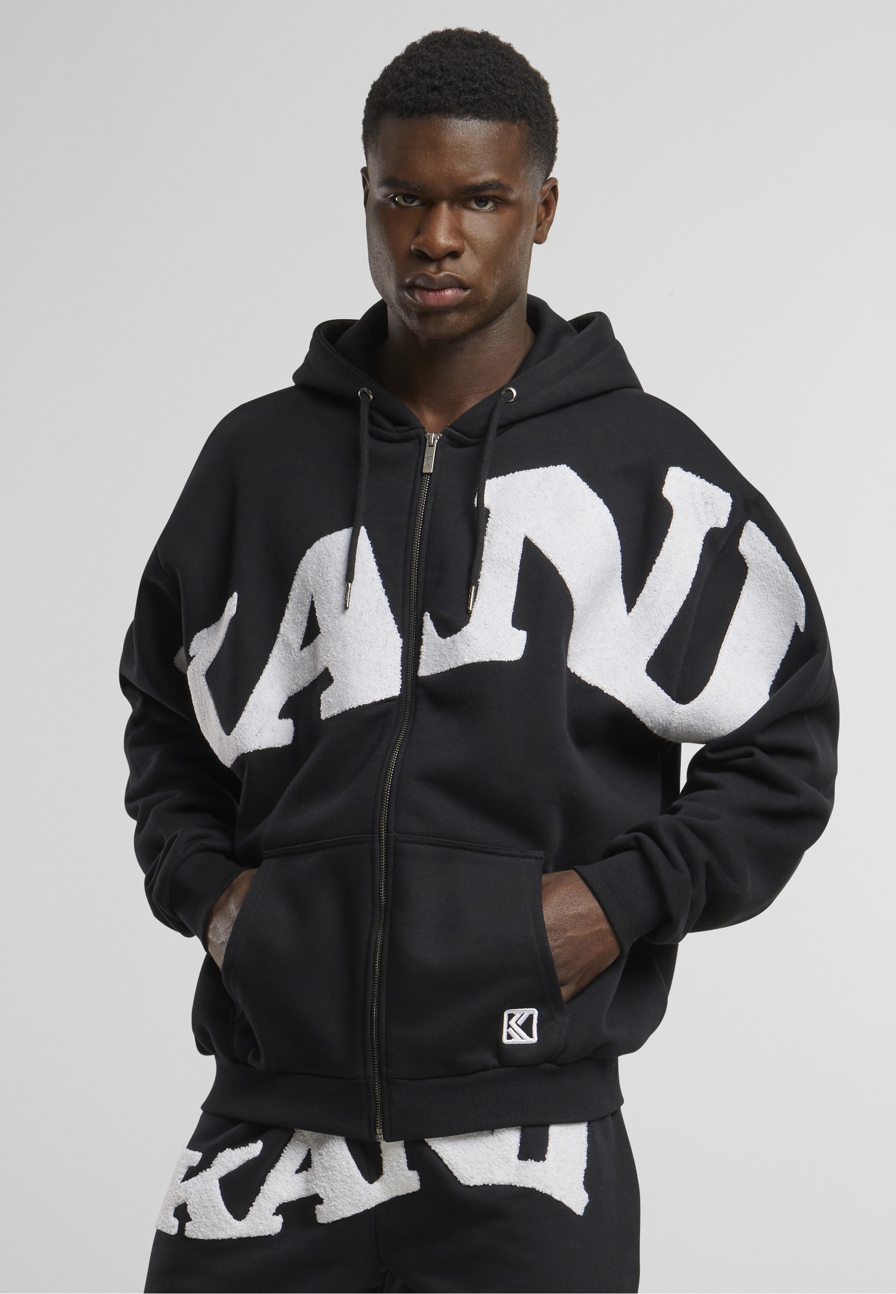 Karl Kani Kapuzenpullover »Karl Kani Herren KM242-035-3 KK Wavy Retro Os Full Zip Hoodie« 1