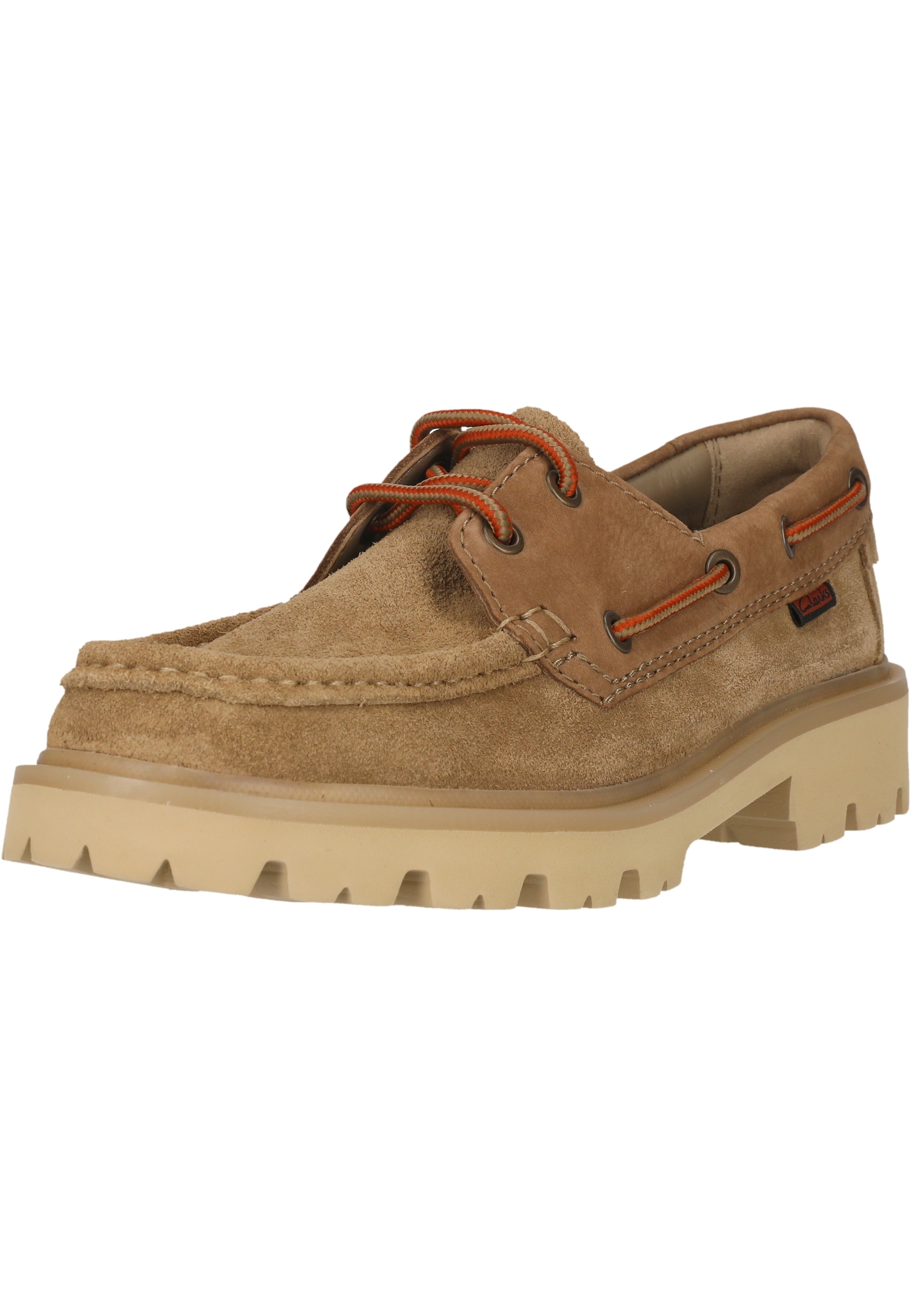 Clarks Schnürschuh "Cleyhill Boat" mit strapazierfähiger Sohle günstig online kaufen