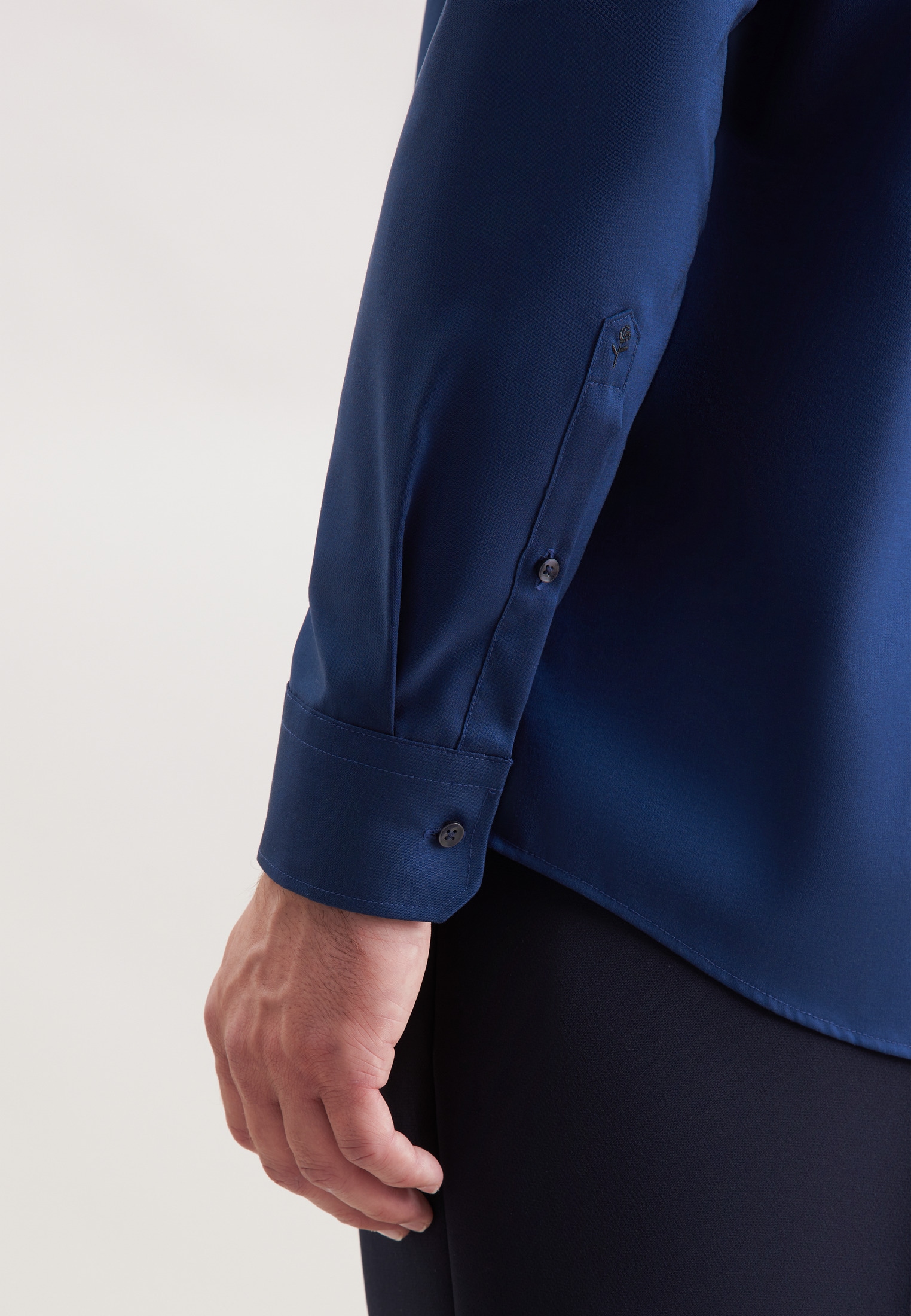 seidensticker Businesshemd »Schwarze Rose« Regular 1/1 Kentkragen Uni