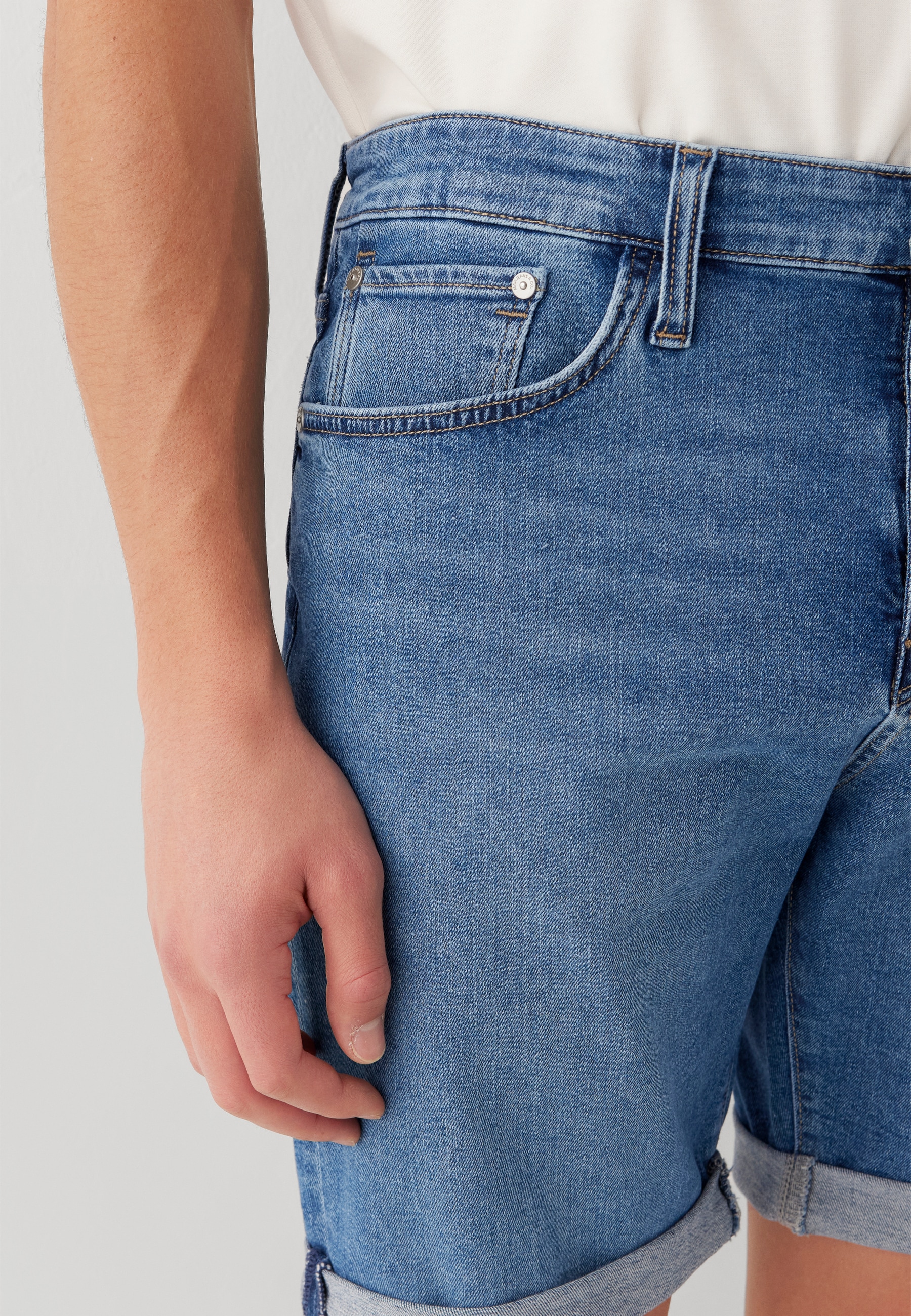 Mavi Straight-Jeans »BRIAN« Slim Fit Denim Shorts
