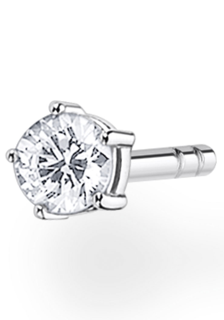 THOMAS SABO Orecchini A Perno Donna In Argento 925 Con Zirconi A Stella – Eleganti E Senza Tempo, Regalo Ideale