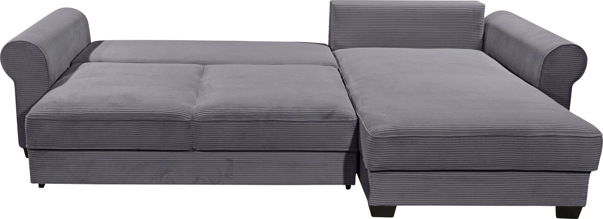 ED EXCITING DESIGN Ecksofa »Angelina L-Form«, mit Bettfunktion, Bettkasten & 5 Zierkissen
