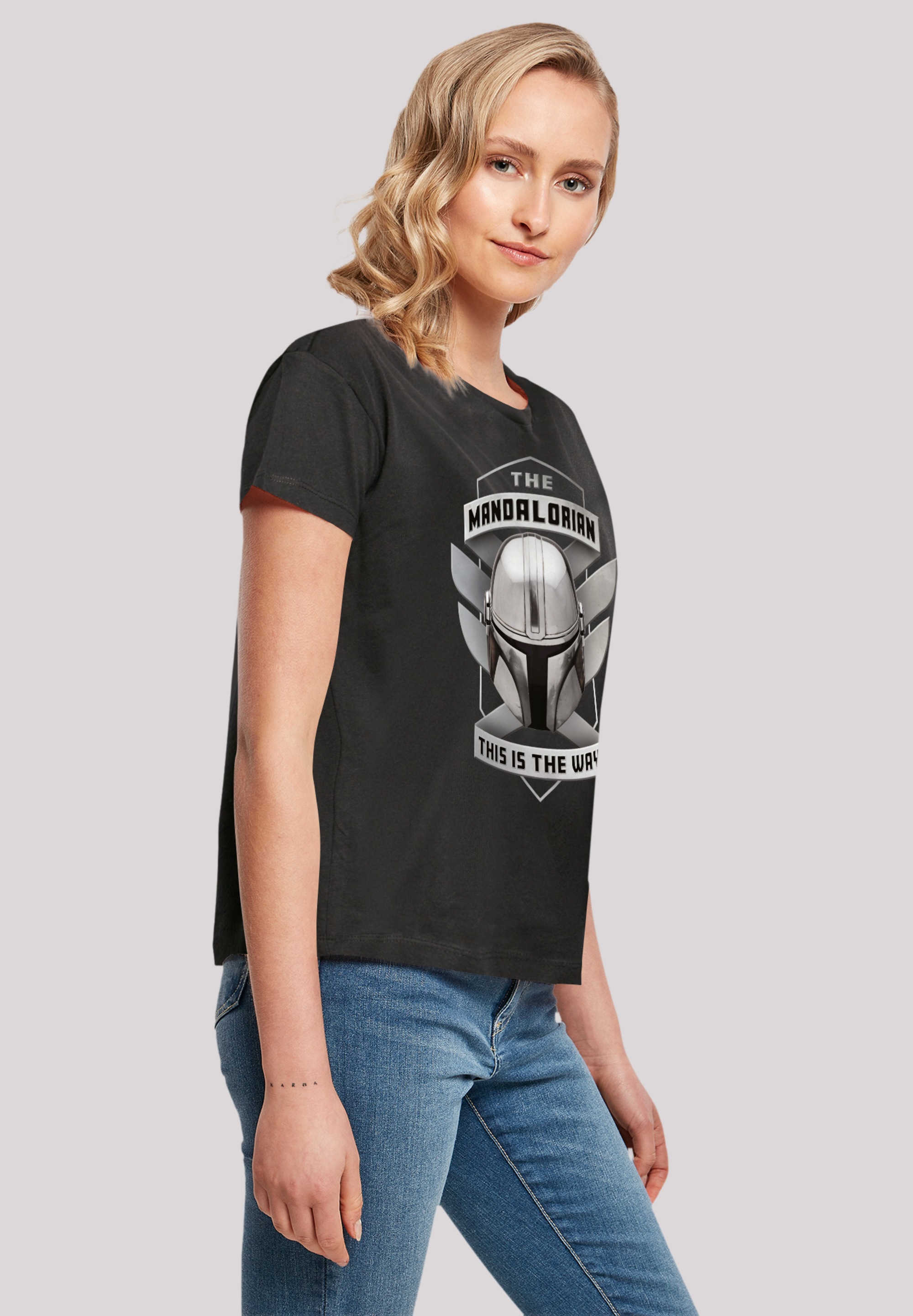 F4NT4STIC T-Shirt »Star Way«, Wars Premium This Mandalorian Qualität BAUR kaufen | The für Is The