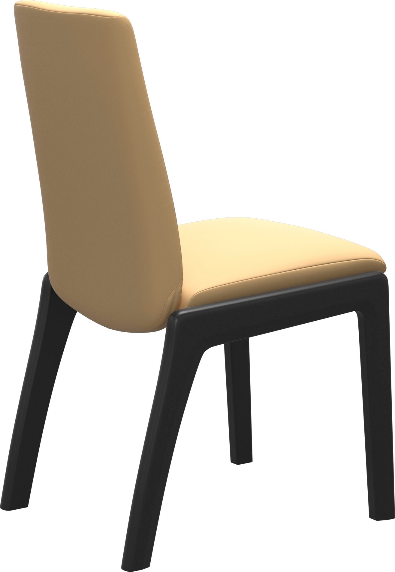 Stressless® Polsterstuhl »Laurel«, Leder BATICK, Low Back, Größe M, mit abgerundeten Beinen in Schwarz