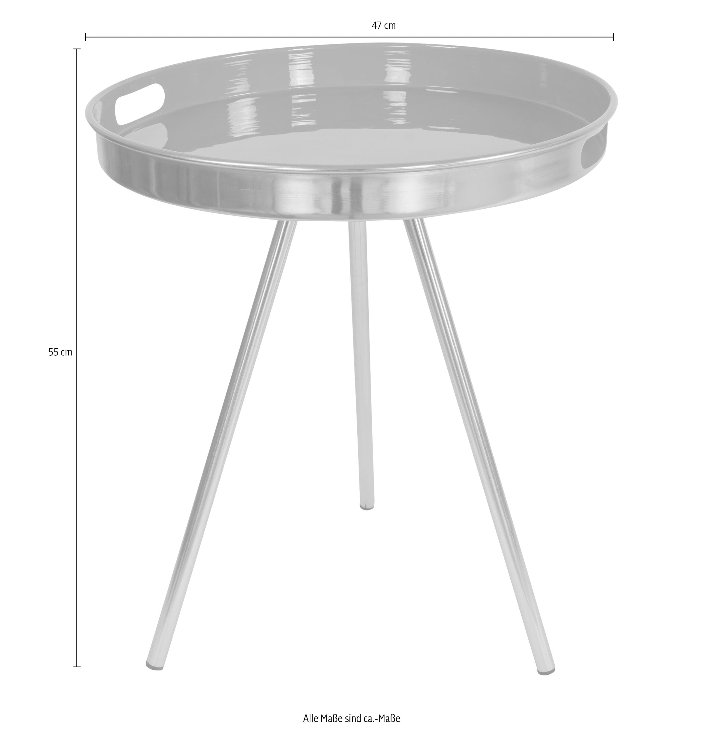 Kayoom Beistelltisch »Beistelltisch Morrison 325«, in Tablettform, pflegeleicht, Tablettrandhöhe: 5,5 cm