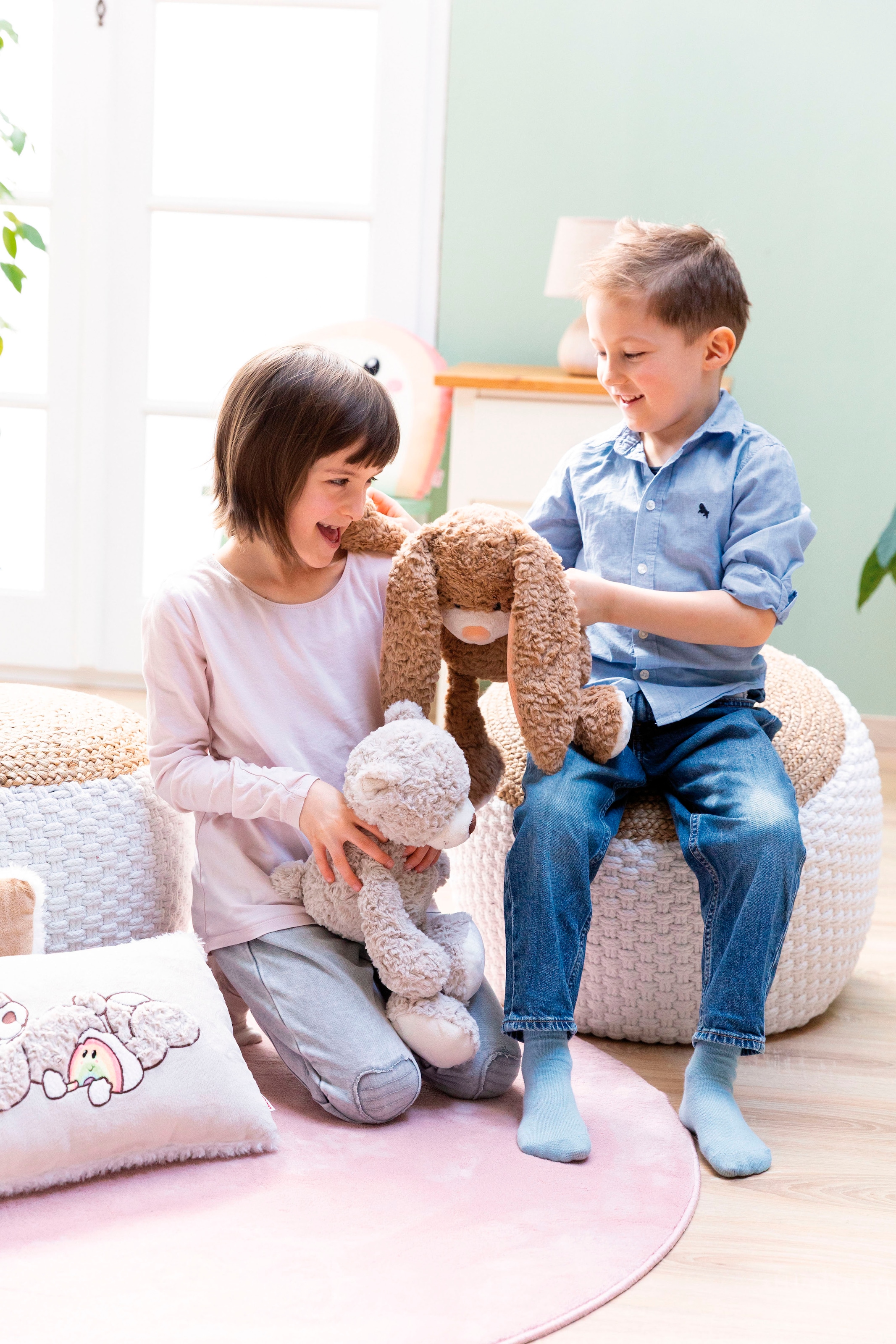 Nici Kuscheltier »Classic Bear, Bär Finni, 35 cm schlenkernd«, schlenkernd; enthält recyceltes Material (Global Recycled Standard)