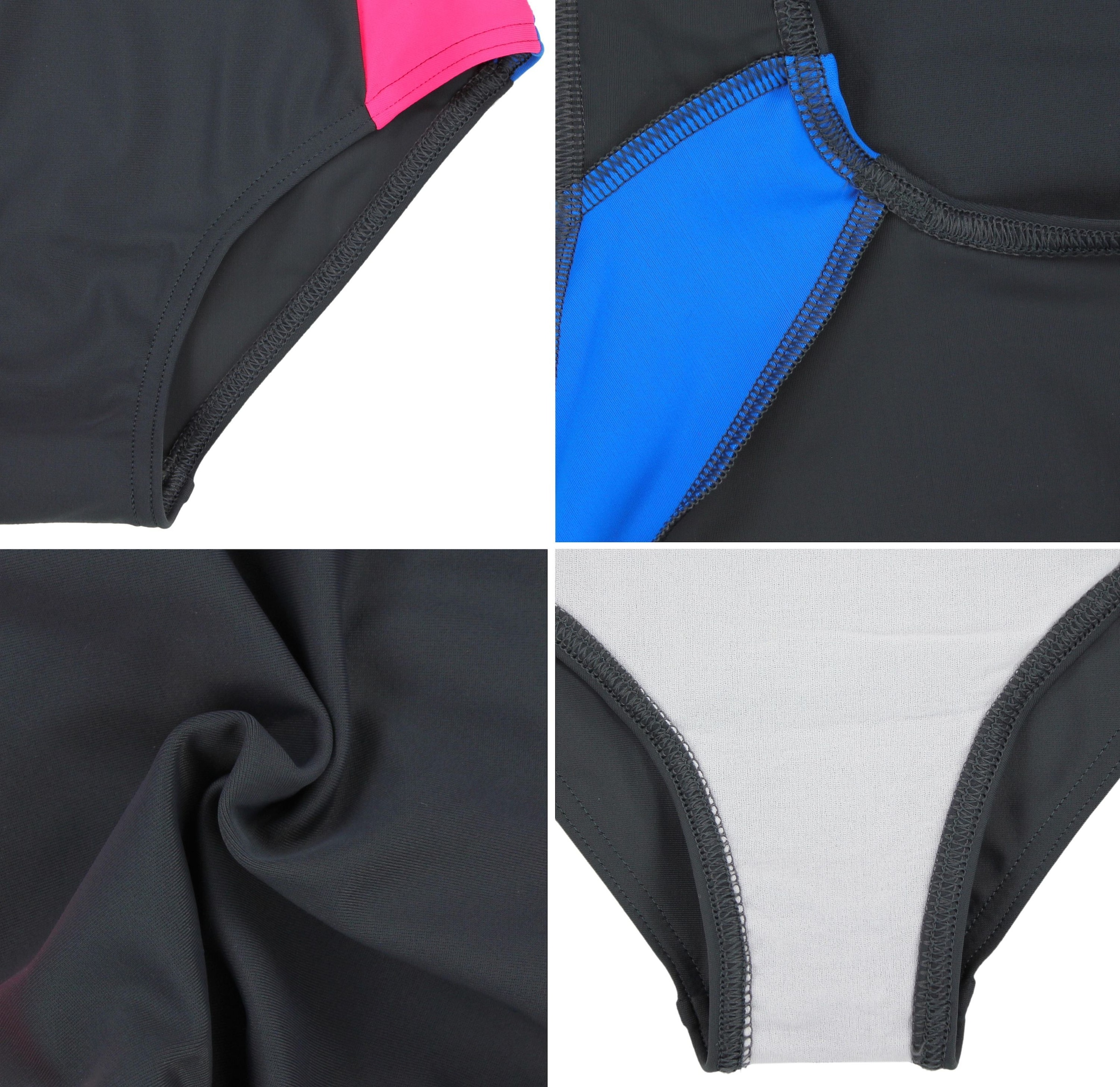 AQUARTI Badeanzug »Badeanzug Mädchen Badeanzug mit Ringerrücken«