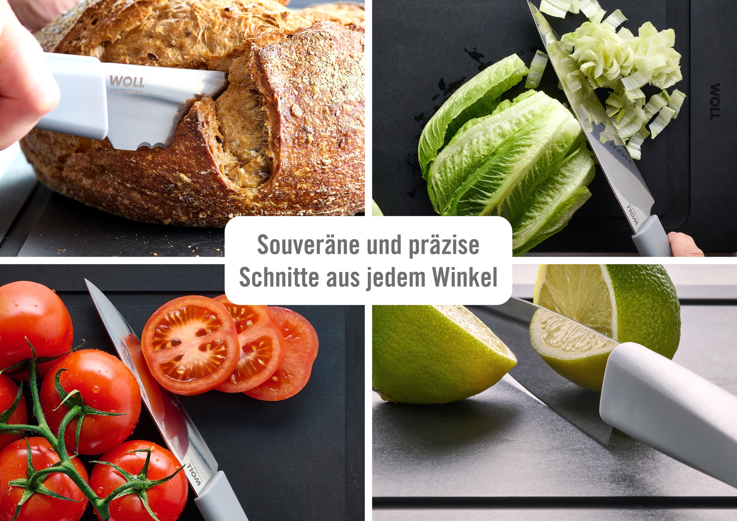 Thumbnail - WOLL Gemüsemesser "Cutting Edge" aus deutschem Edelstahl gemäß DIN 1.4116