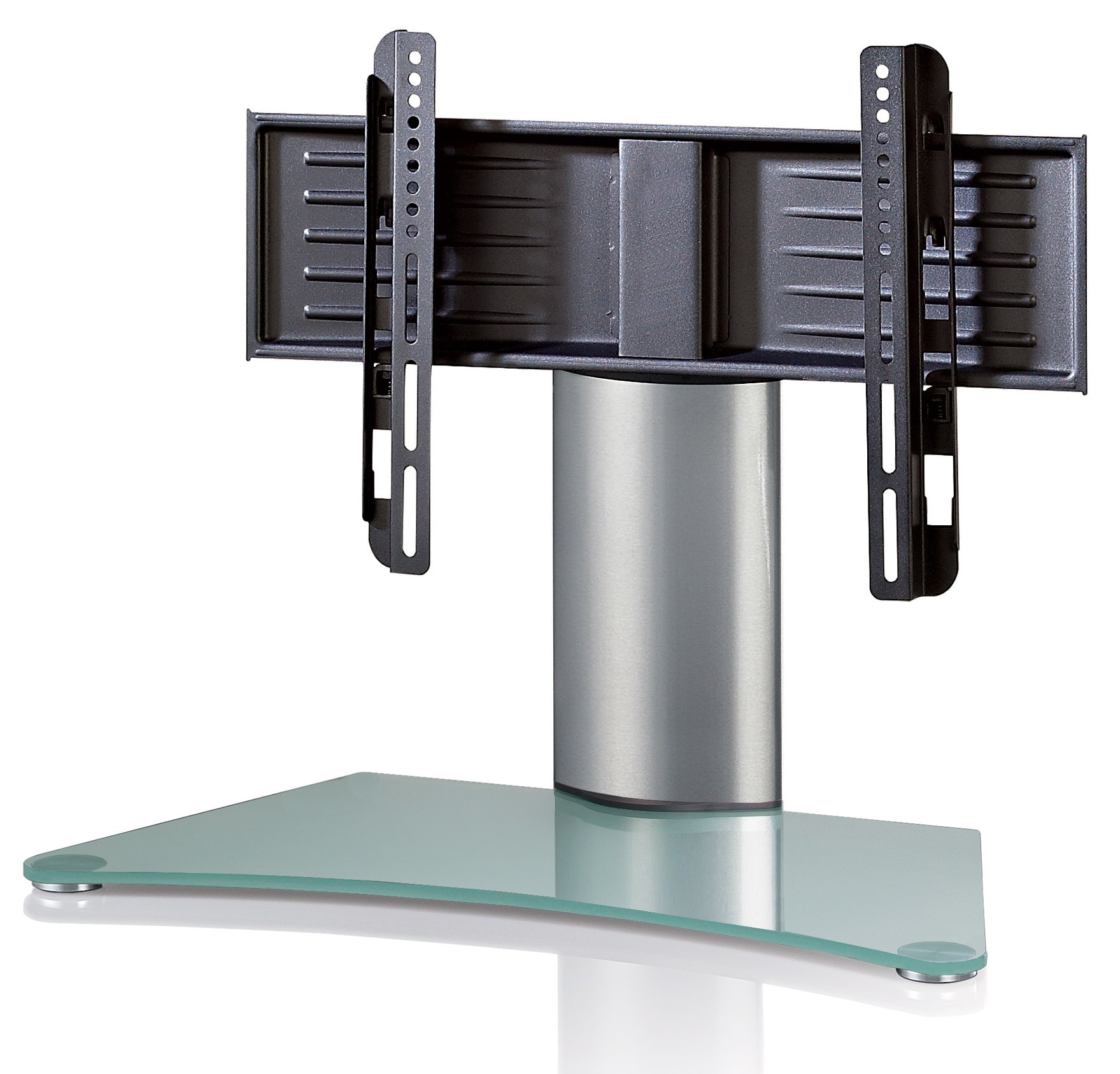 VCM TV-Rack »VCM TV Standfuß | Universal TV VESA | Aufsatz Erhöhung | Alu Fernseh Ständer | ESG-Sicherheitsglas | Maße ca. H. 52 x B. 70 x T. 30 cm - WindoxaMini«, (VCM Windoxa)