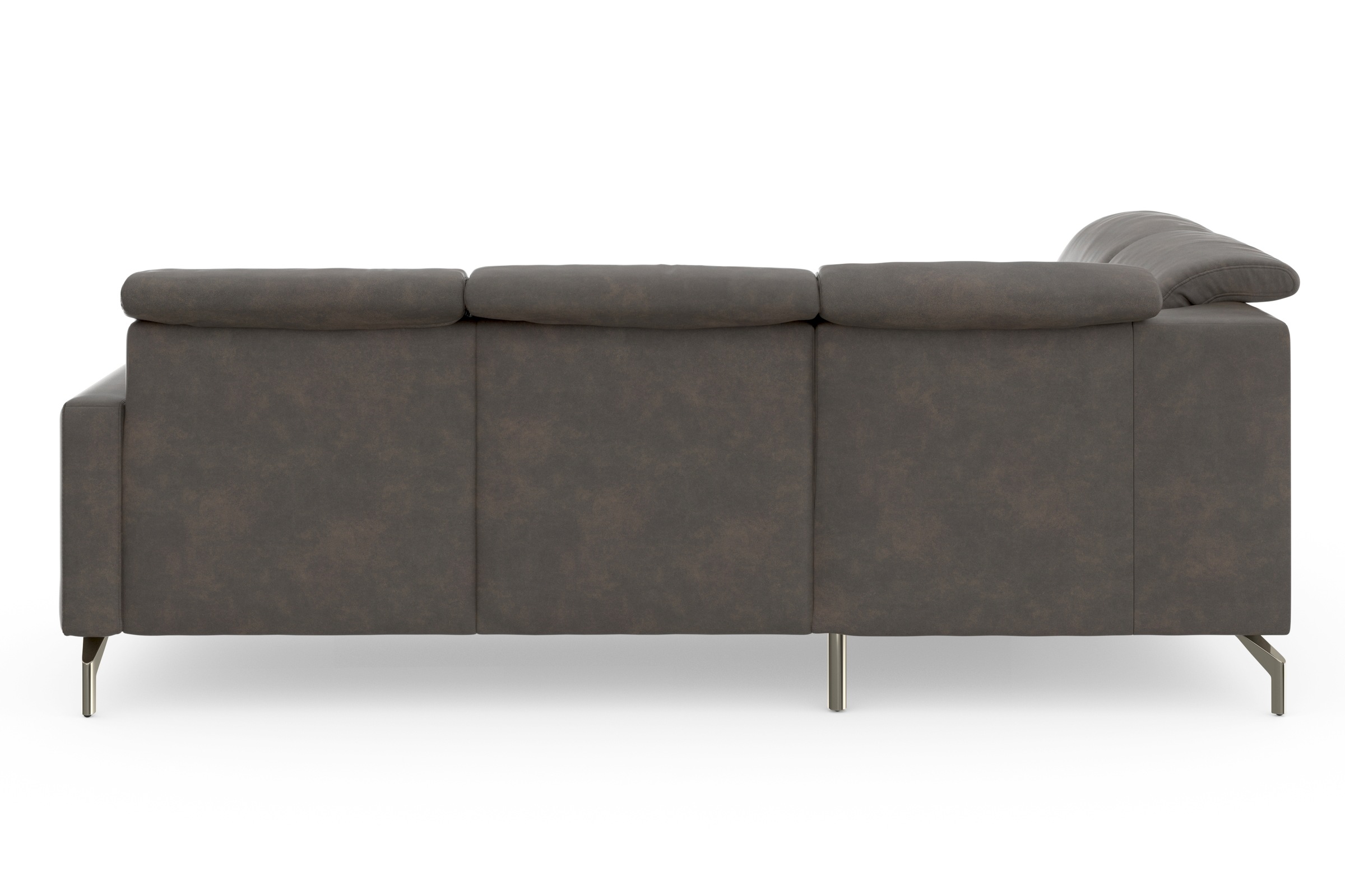 Ecksofa SIT & MORE "Bailando L-Form", braun, B:249cm H:84cm T:205cm, Sofas, Ecksofa, wahlweise mit Kopfteilverstellung und Vorziehsitz, motorisch 9
