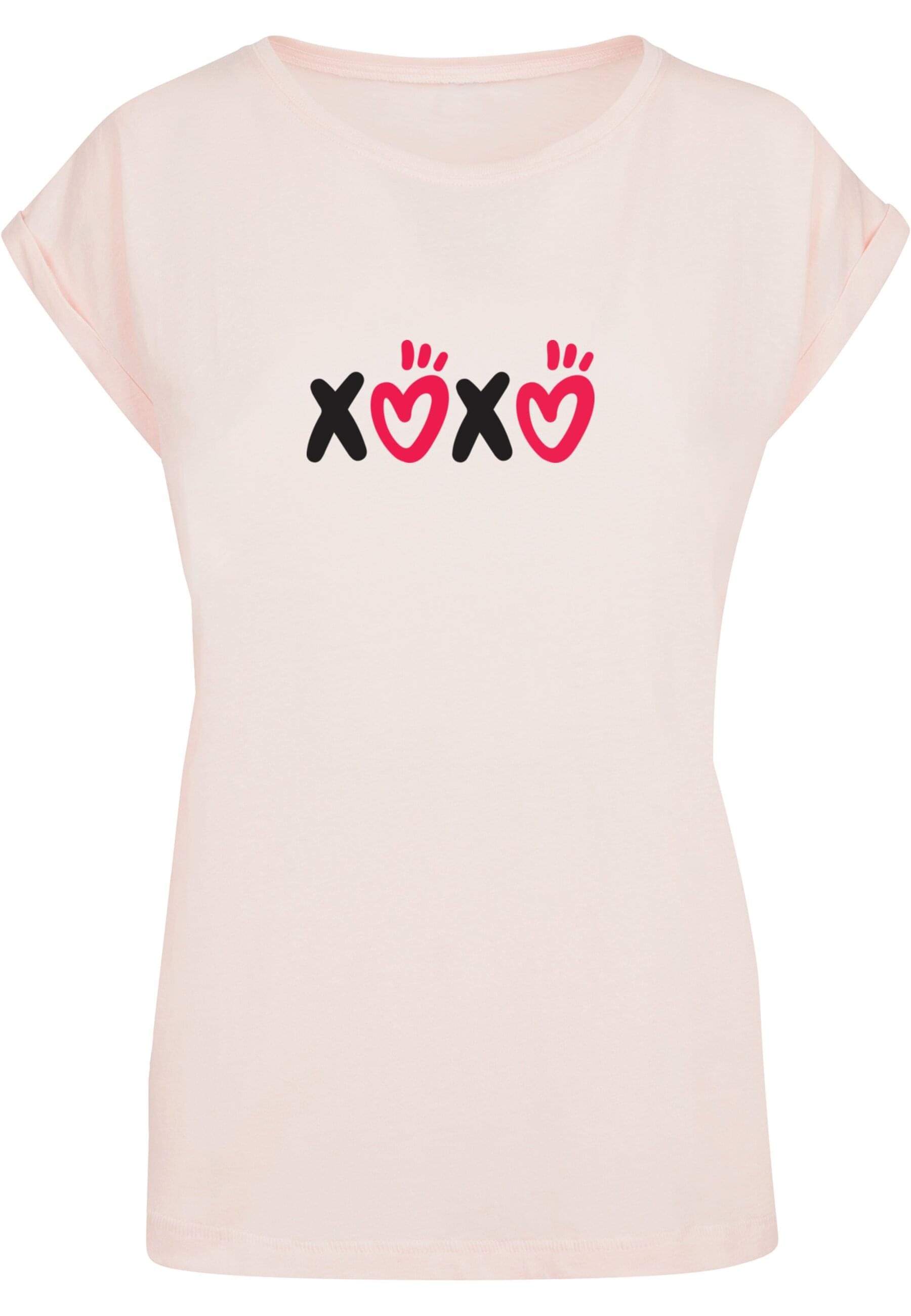 Valentines Merchcode Shoulder Day BAUR - »Damen T-Shirt | bestellen Tee«, XOXO (1 Ladies Extended tlg.)