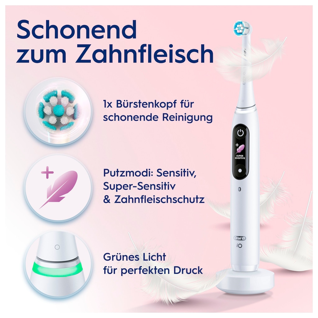 Oral-B Elektrische Zahnbürste »iO 8«, 2 St. Aufsteckbürsten