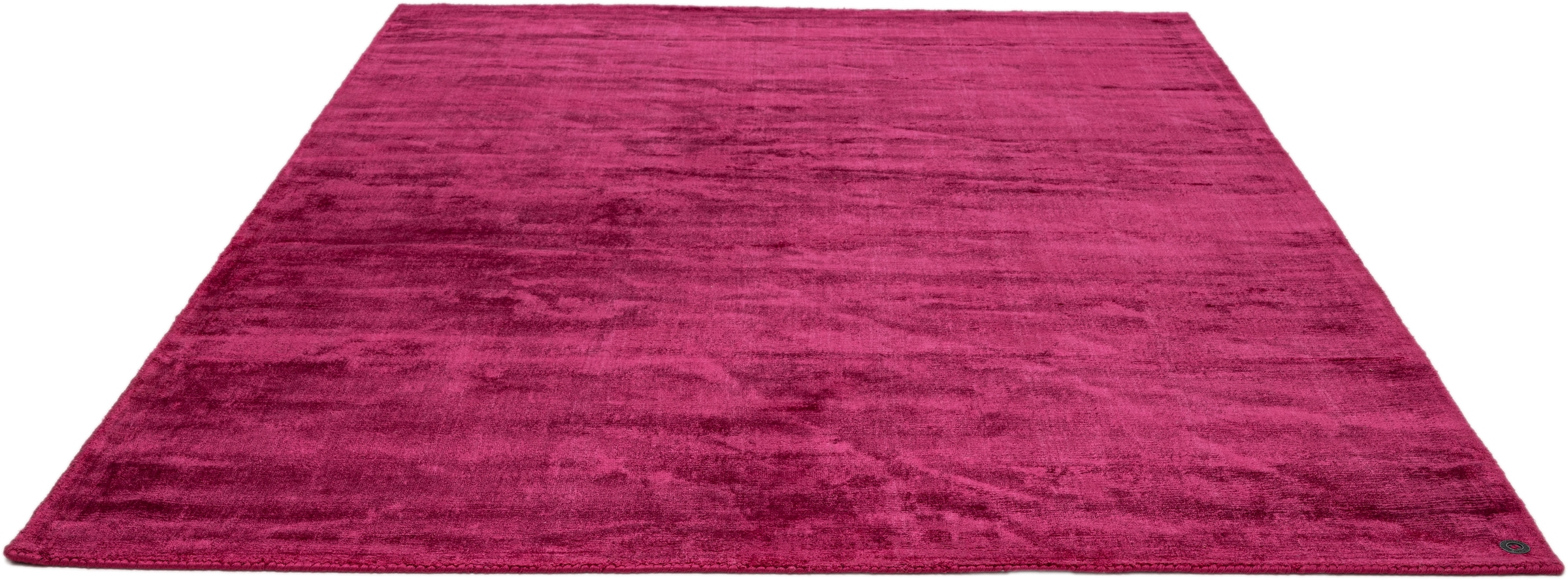 TOM TAILOR HOME Teppich »Shine uni« rechteckig 8 mm Höhe Handweb Teppich, 100% Viskose, handgewebt, mit elegantem Schimmer